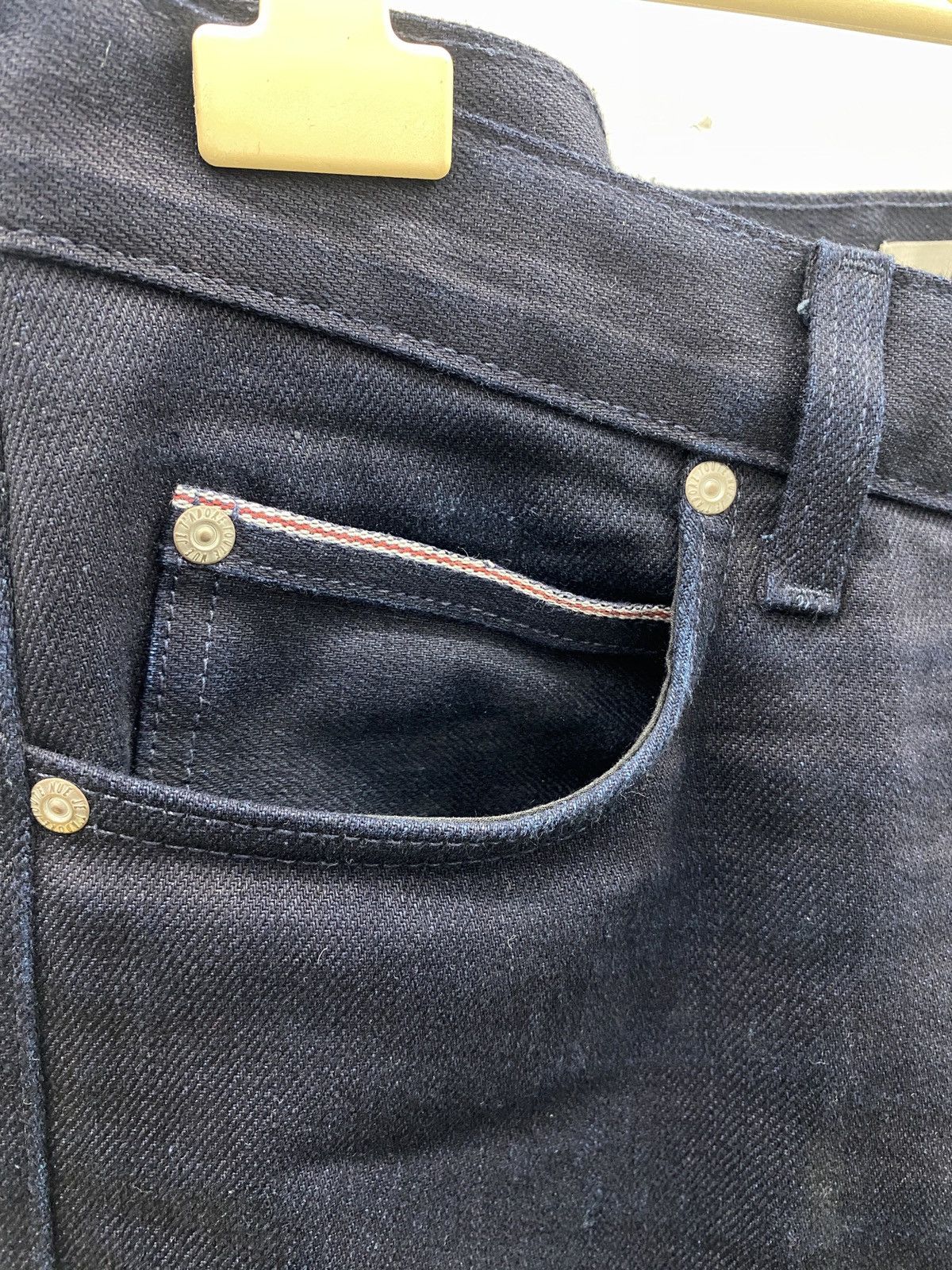 Naked & Famous Super Guy Navy Skinny Jeans Size US 35 - 7 Thumbnail
