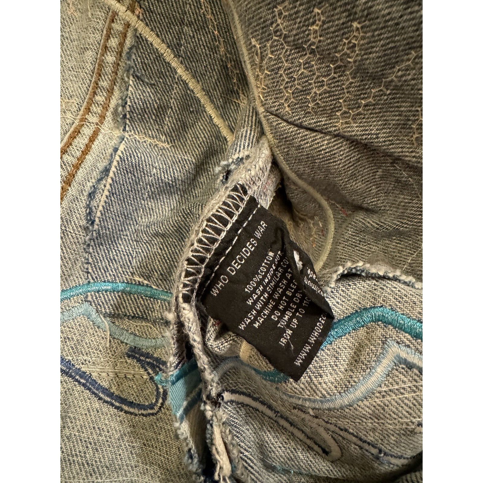 Who Decides War Who Decides War x Pale USA Surfboard Denim Vest Multicolor L Size US L / EU 52-54 / 3 - 5 Thumbnail