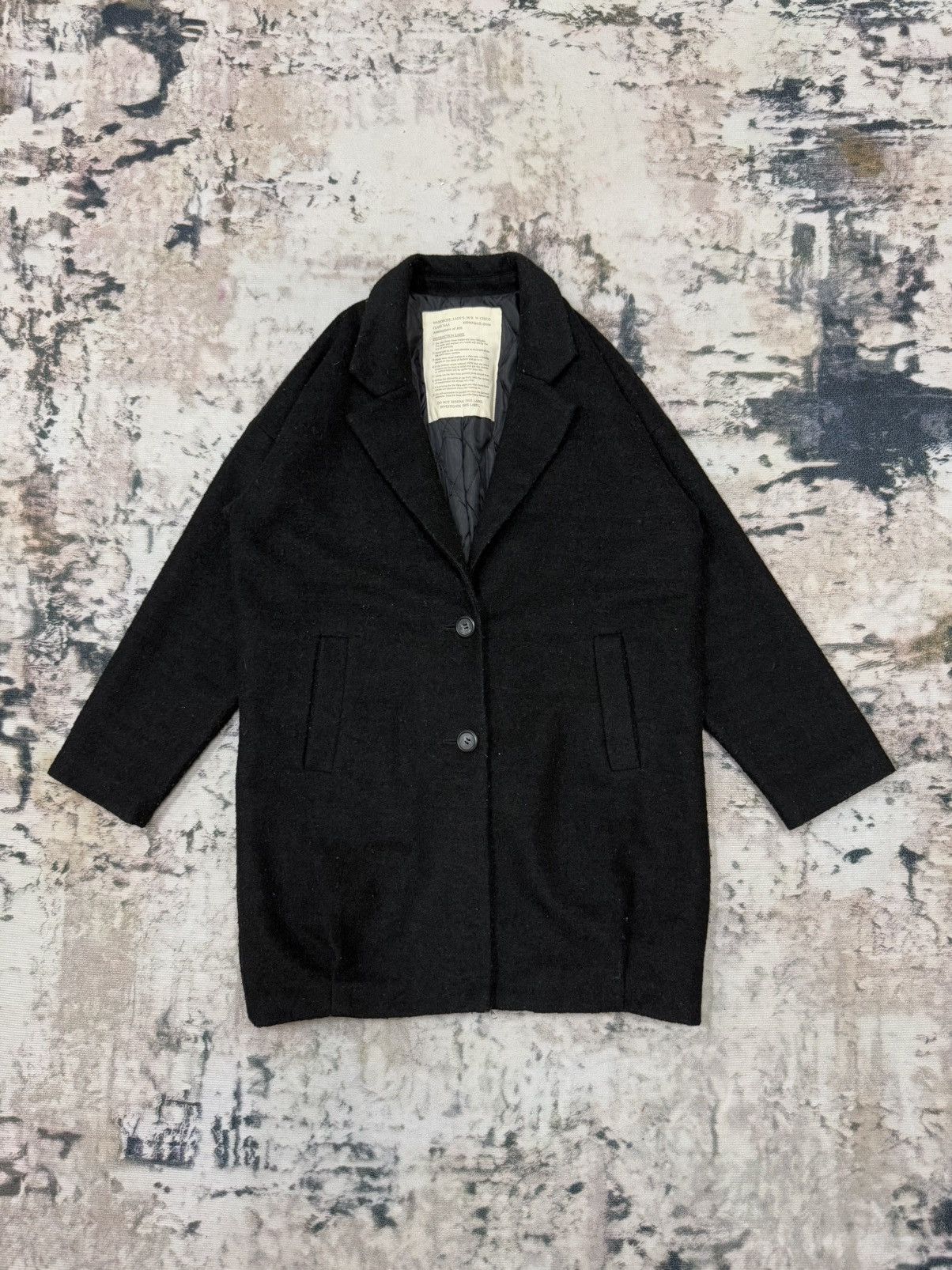 Japanese Brand Wardrobe Lady’s W/R W-Chico Atmosphere of 80s Wool Jacket Size M / US 6-8 / IT 42-44 - 3 Thumbnail