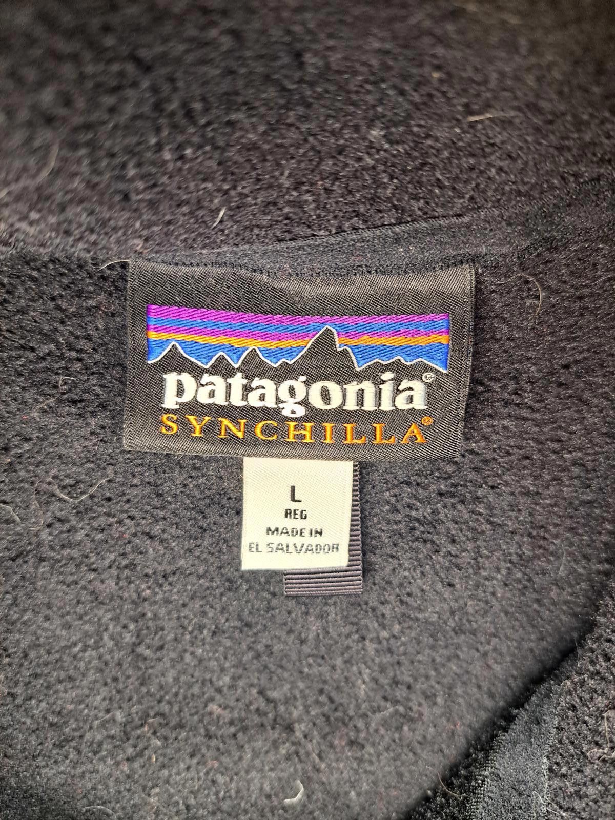 Patagonia Patagonia Synchilla Vest Jacket Mens Large Black Full Zip Size US L / EU 52-54 / 3 - 3 Thumbnail