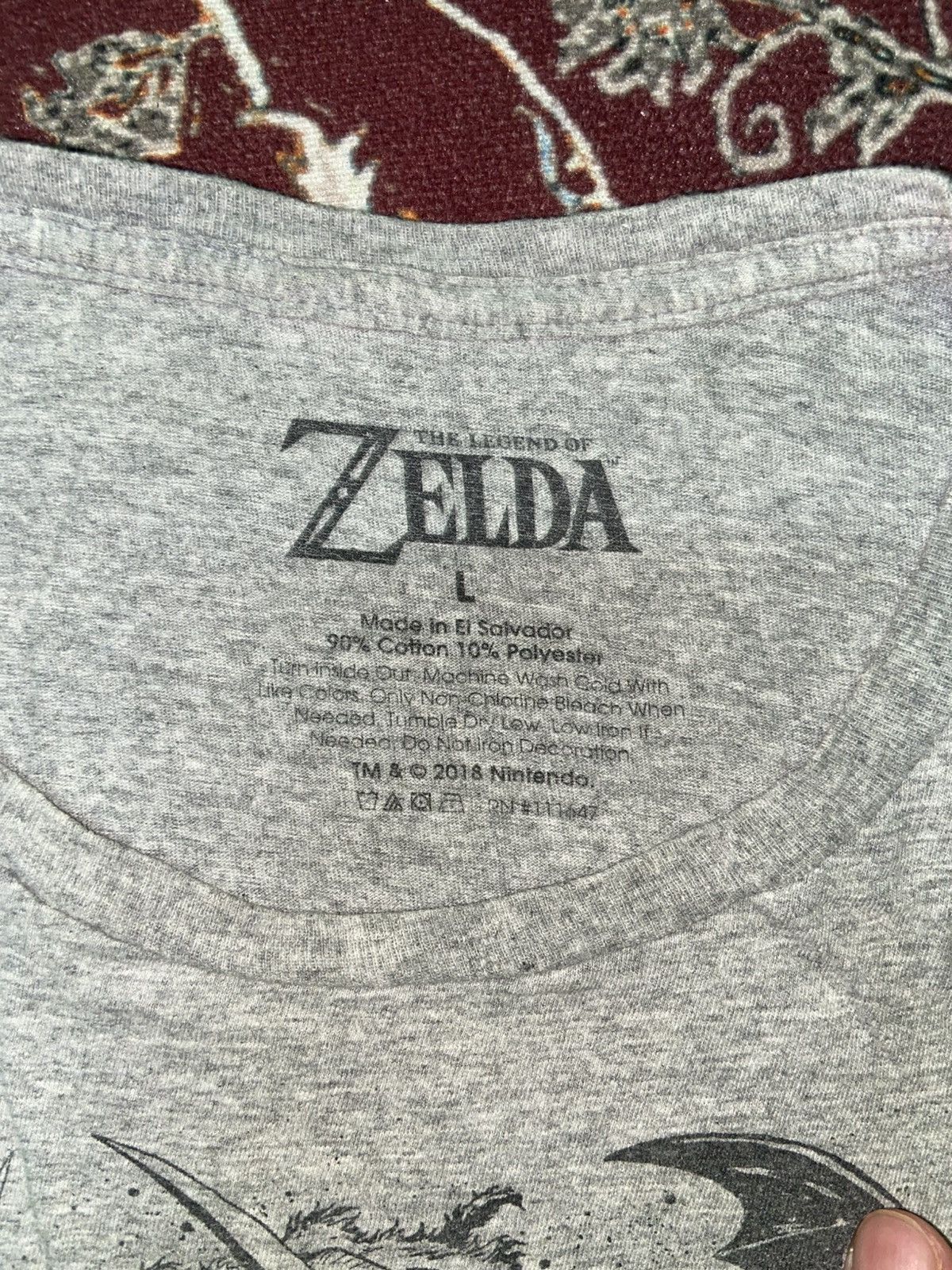 Vintage The legend of Zelda vintage shirt Size US L / EU 52-54 / 3 - 3 Thumbnail