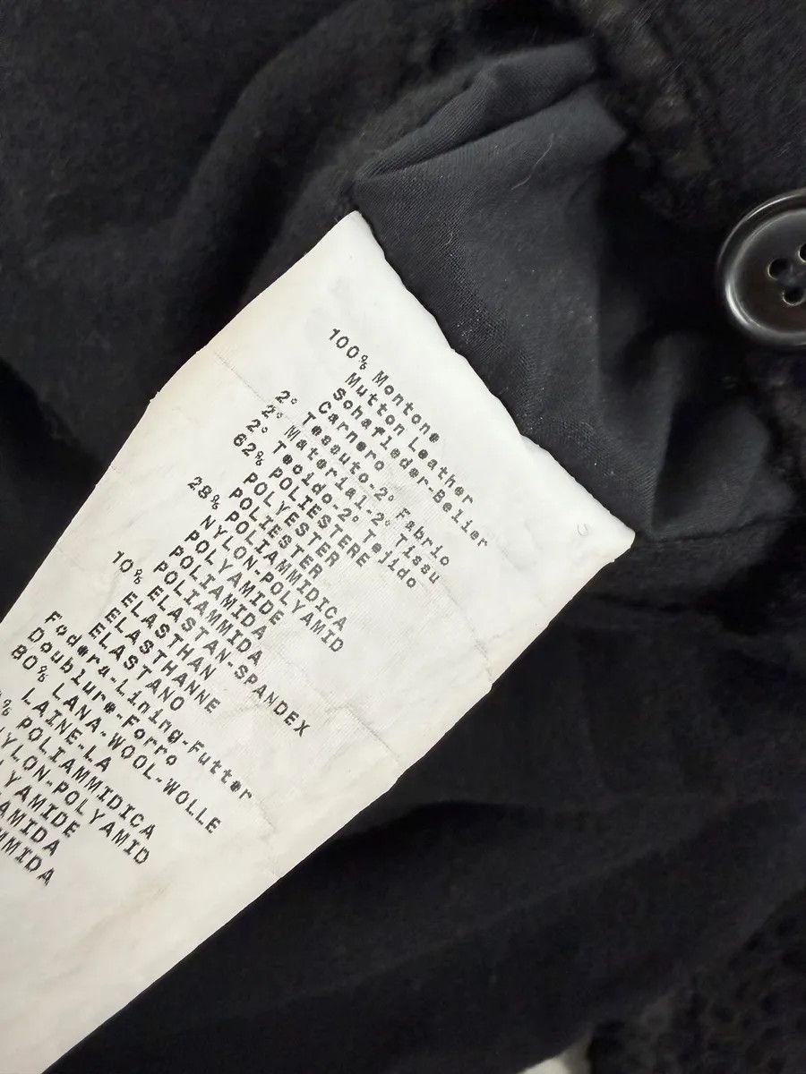Emporio Armani AW2010 Emporio Armani Asymmetrical Black Crocodile Embossed Leather Jacket Size US M / EU 48-50 / 2 - 9 Thumbnail