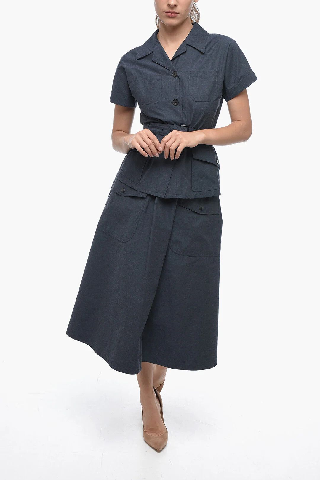 Dior o1mm0326 Short-Sleeve Shirt in Blue Size XS / US 0-2 / IT 36-38 - 4 Thumbnail