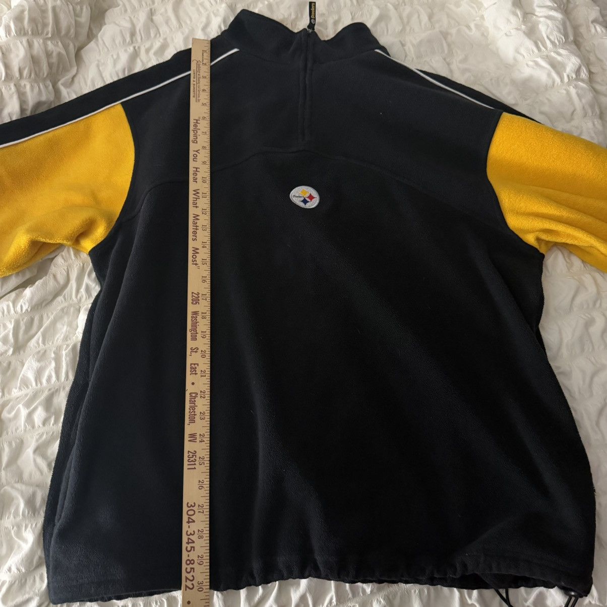 NFL NFL Pittsburgh Steelers Quarter Zip Fleece Size XL Size US XL / EU 56 / 4 - 8 Thumbnail