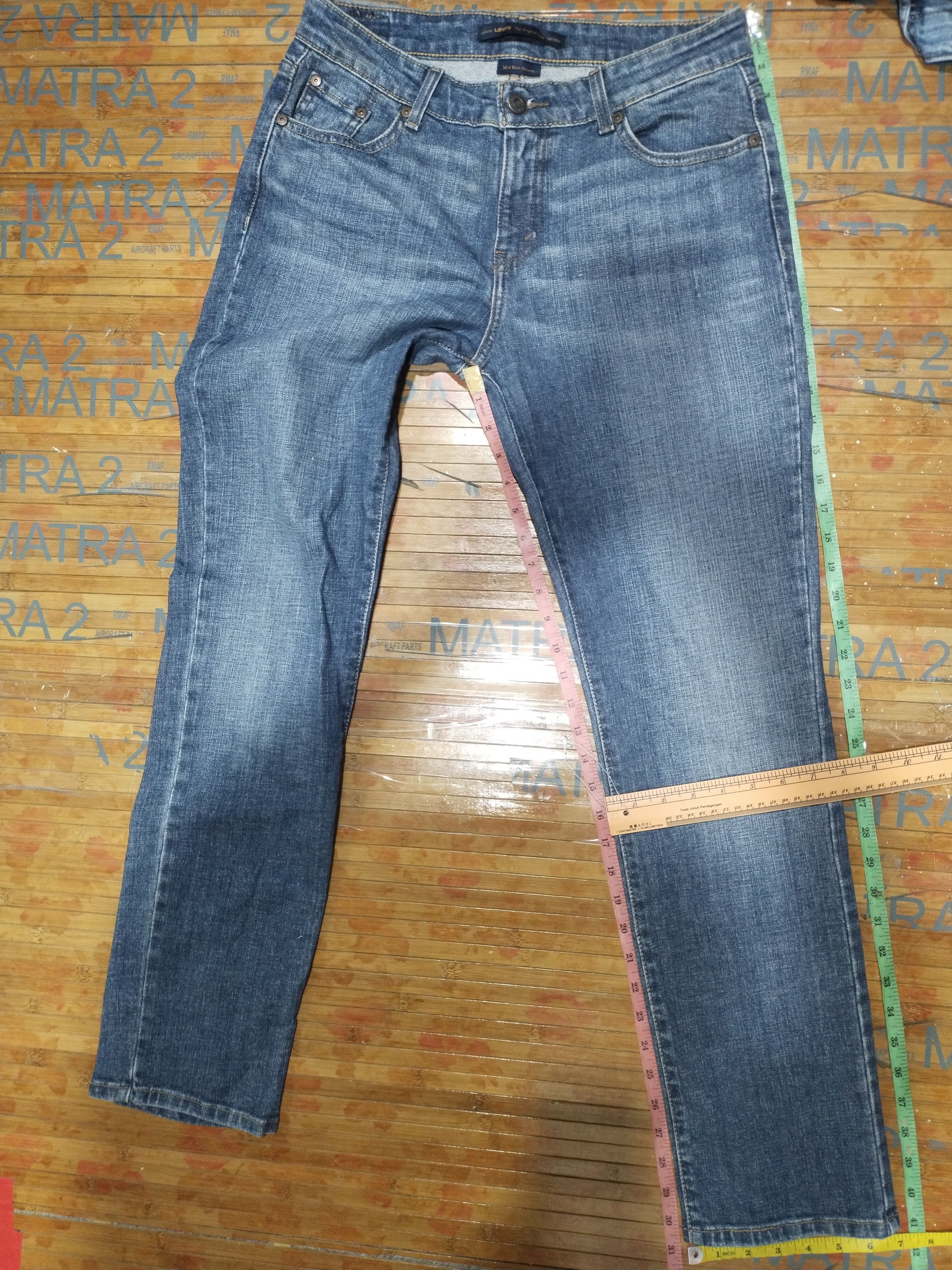 Levi's × Vintage Levis Women "Stretchabe" Mide Rise Skinny Sz 30" Size 30" / US 8 / IT 44 - 3 Thumbnail