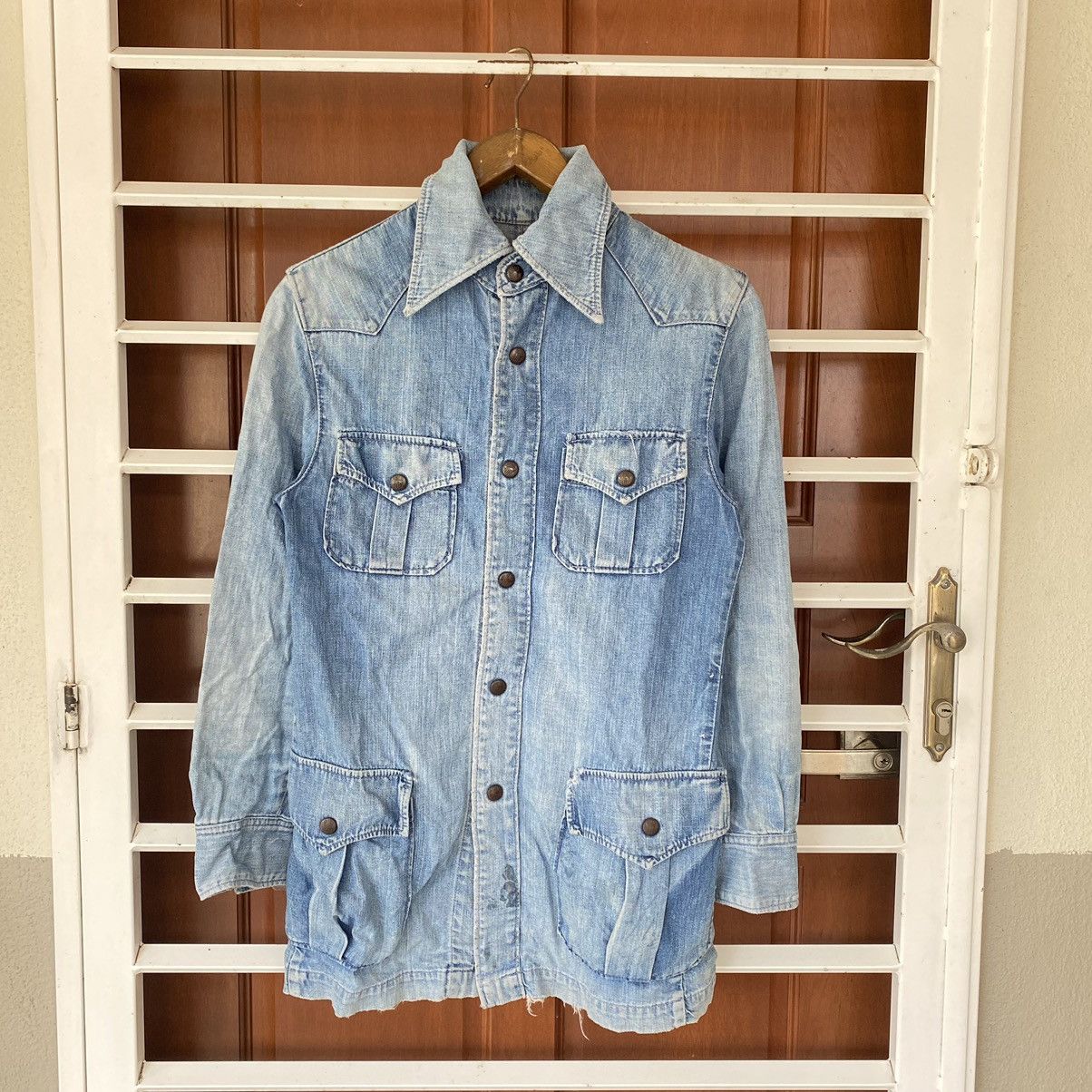 Vintage Big John denim chore coat