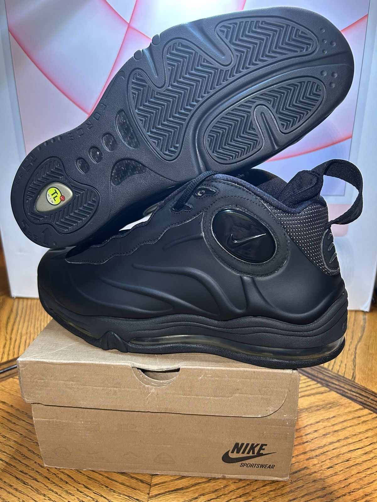 Nike Size 11.5 - Nike Total Air Foamposite Max Black Anthracite Size US 11.5 / EU 44-45 - 1 Thumbnail