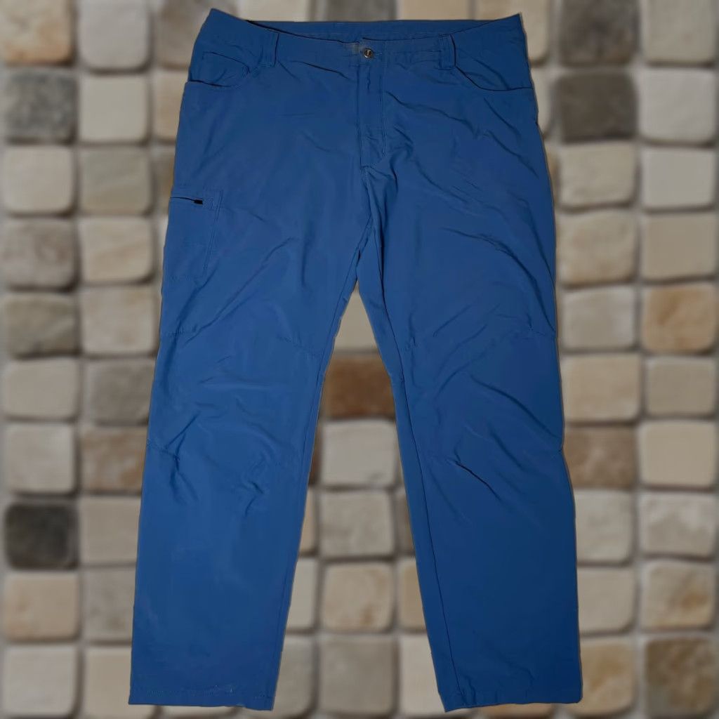 Patagonia Patagonia Men's Quandary Pants 55175 Hiking Outdoors Size 40 Blue Cotton Blend 31.5in Inseam Regular Pants Mens Size US 40 / EU 56 - 1 Thumbnail