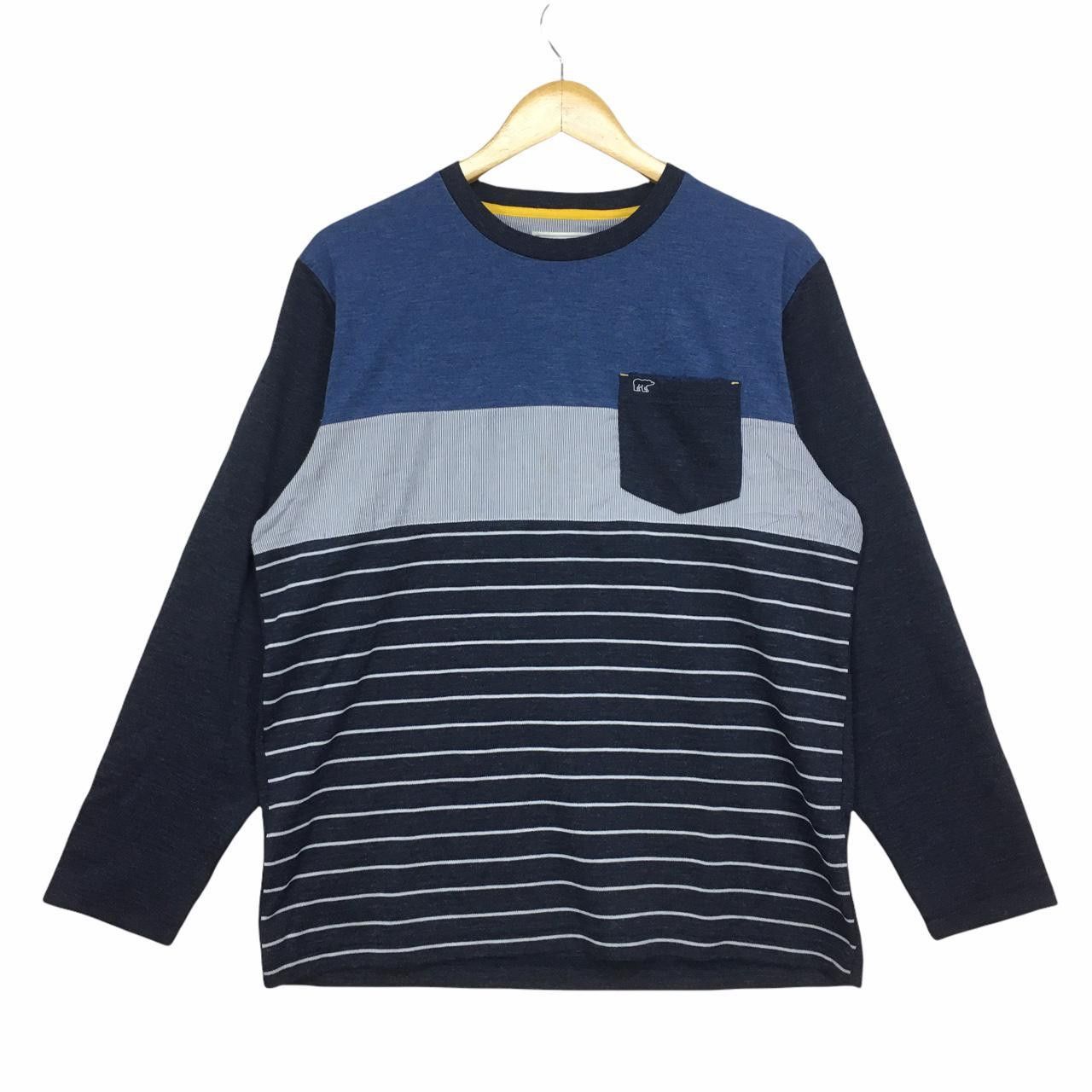 Vintage Vtg GOLDEN BEAR by Jack Nicklaus Long Sleeve Striped T-Shirt Size US L / EU 52-54 / 3 - 1 Thumbnail