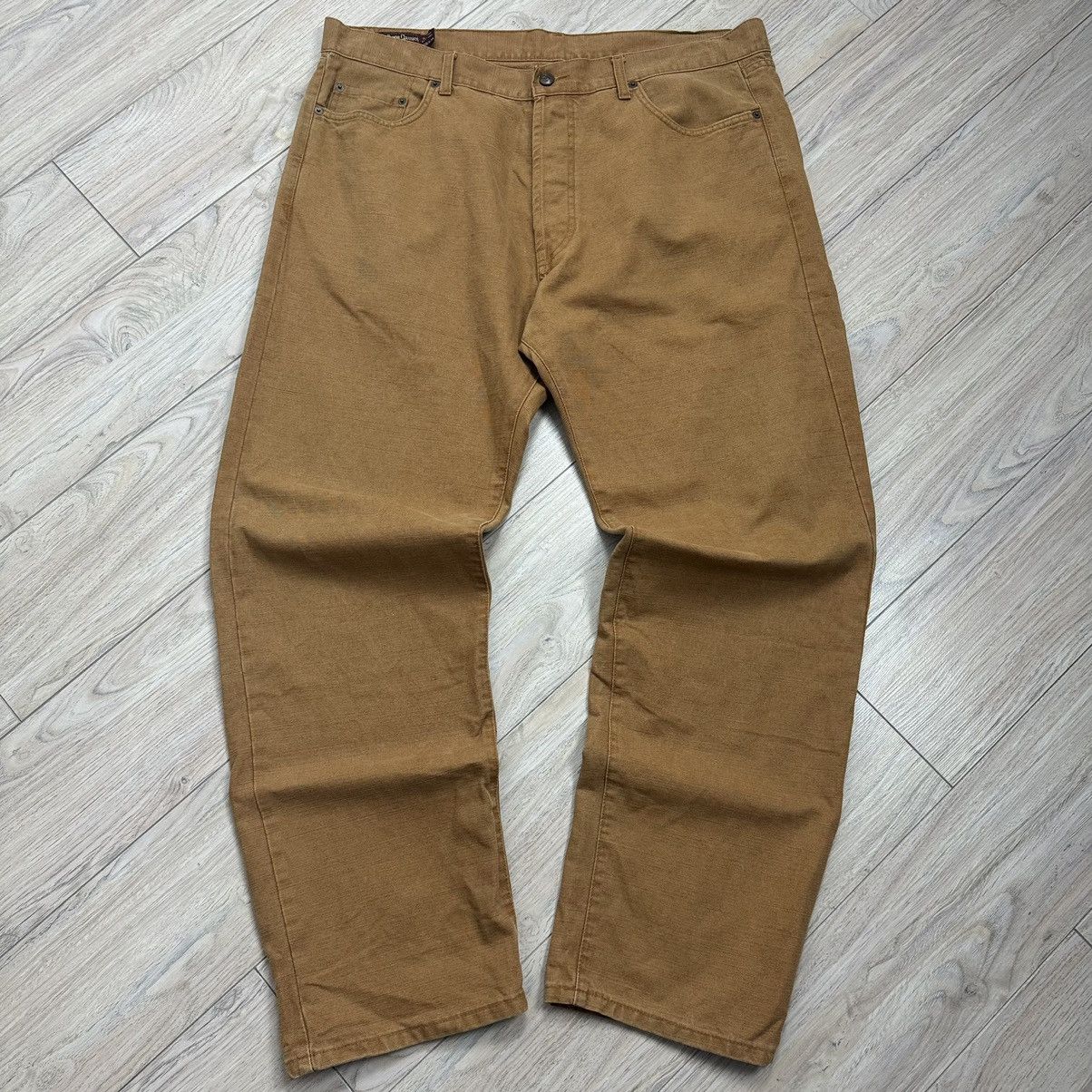 Marlboro Vintage 90s Marlboro Classics British Khaki Baggy Pants Size US 40 / EU 56 - 4 Thumbnail