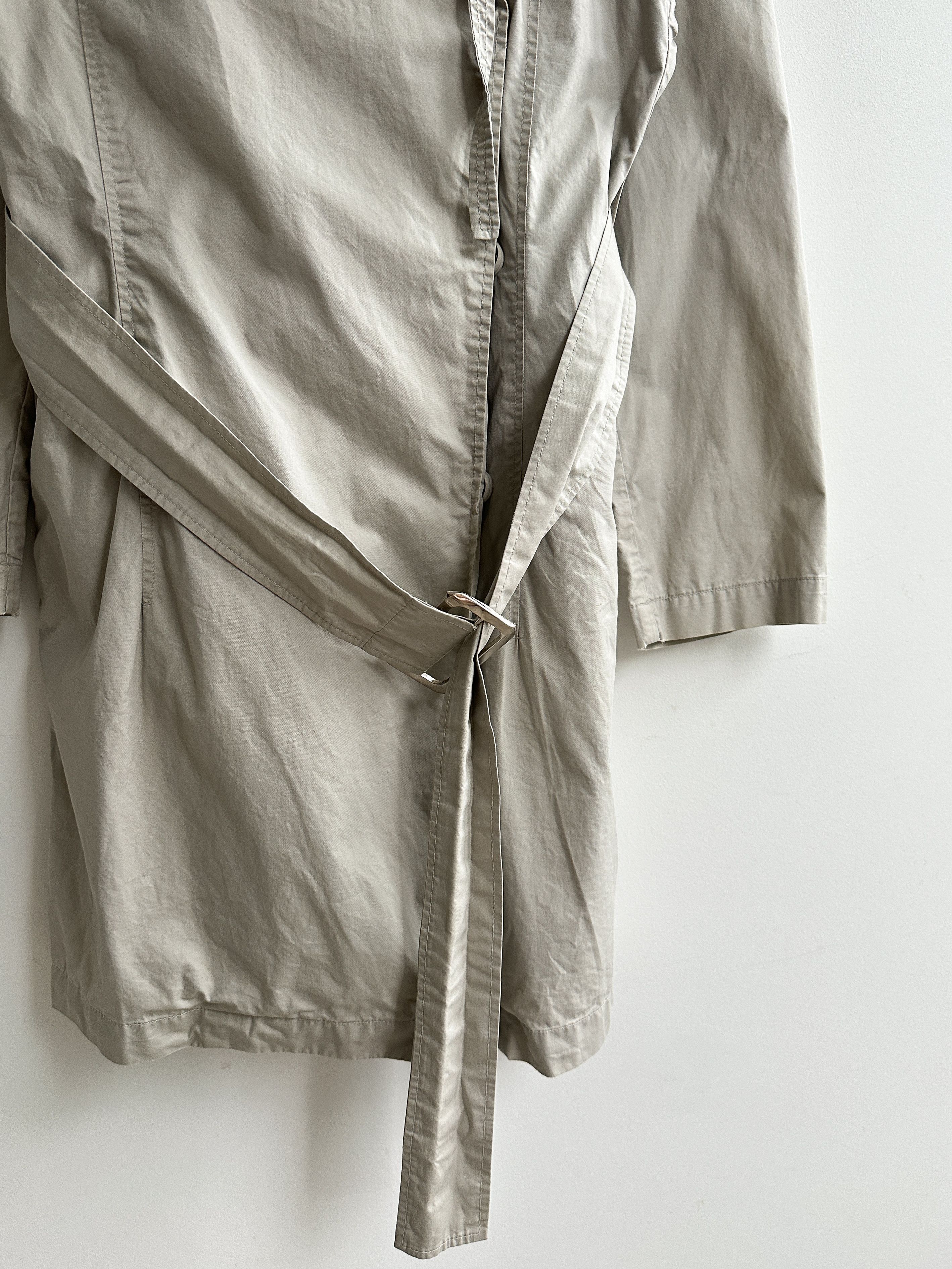 Armani Armani Jeans Beige Trench Coat Jacket Size M / US 6-8 / IT 42-44 - 6 Thumbnail