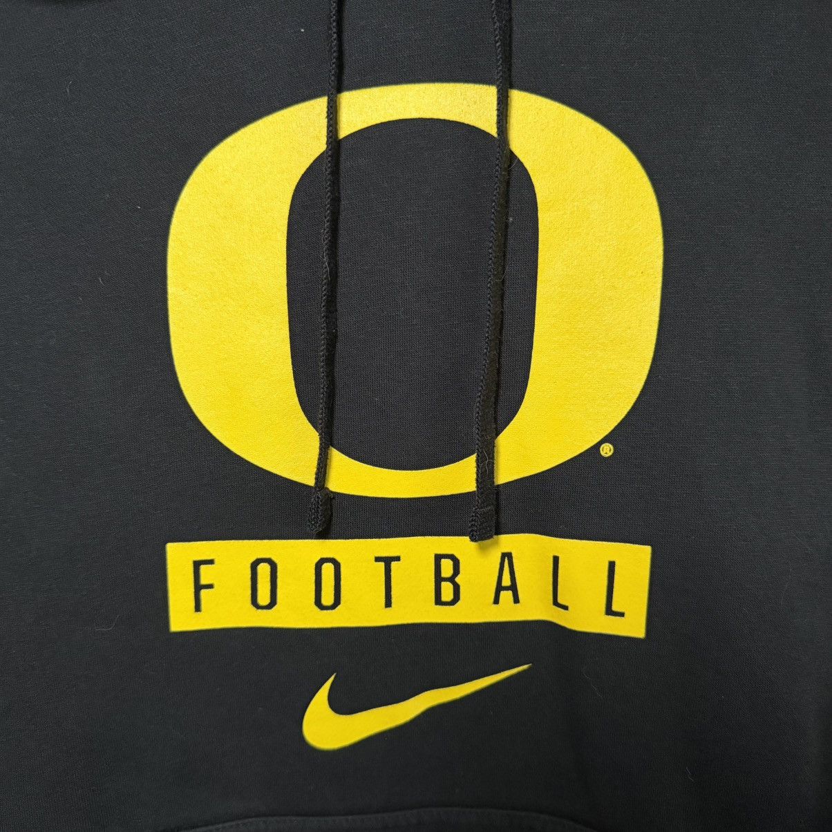 Nike Nike Oregon Ducks Football Club Fleece Hoodie Mens M Black Size US M / EU 48-50 / 2 - 2 Thumbnail