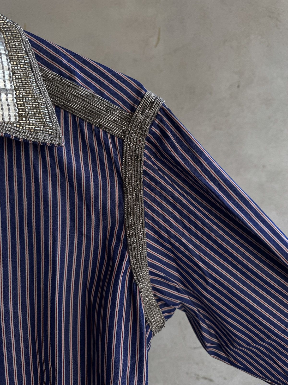 Dries Van Noten Dries Van Noten Embellished button up shirt Size US M / EU 48-50 / 2 - 8 Thumbnail