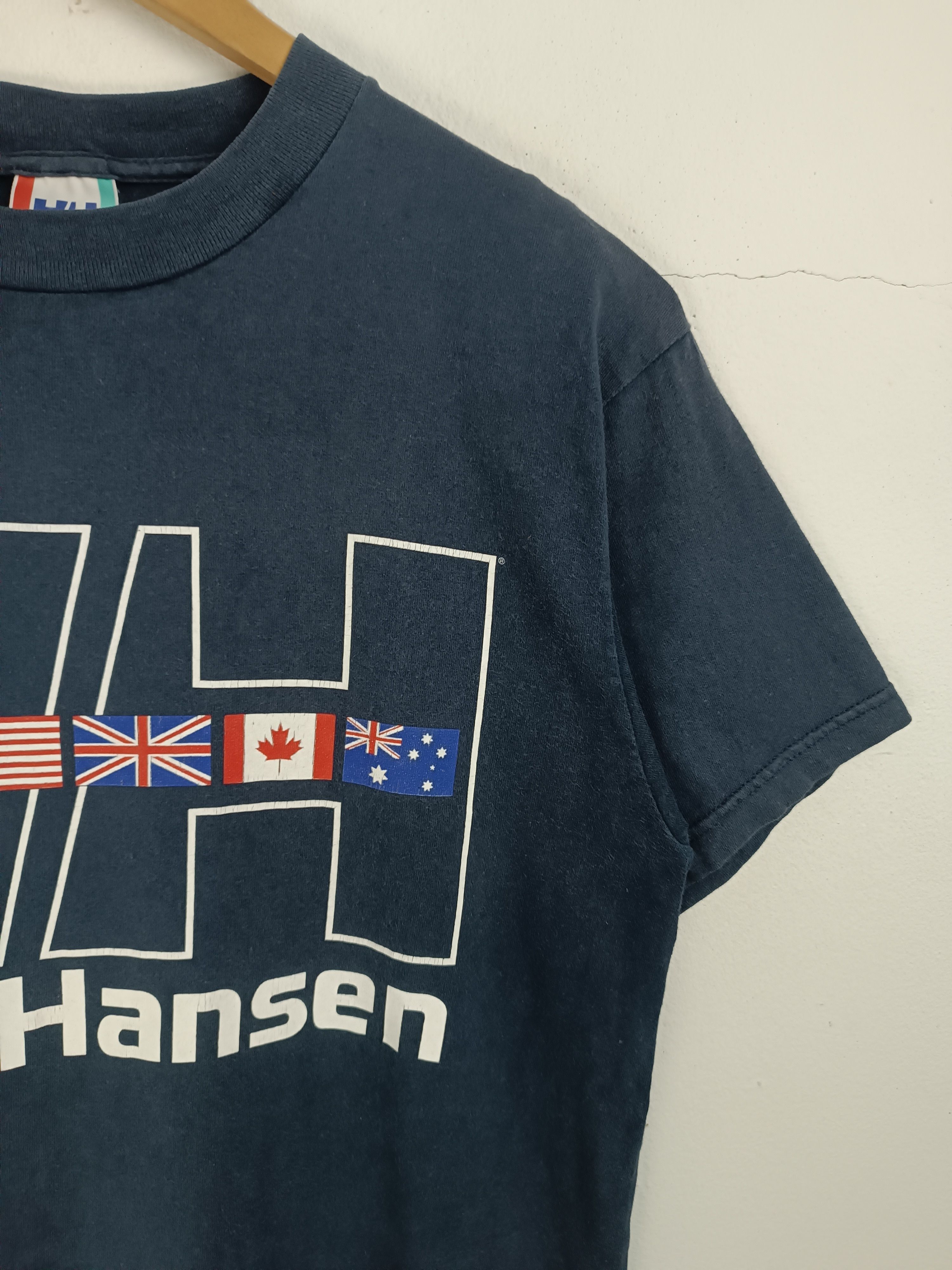 Helly Hansen VINTAGE 90'S HELLY HANSEN CLASSIC LOGO TEE tnf colombia Size US M / EU 48-50 / 2 - 6 Thumbnail