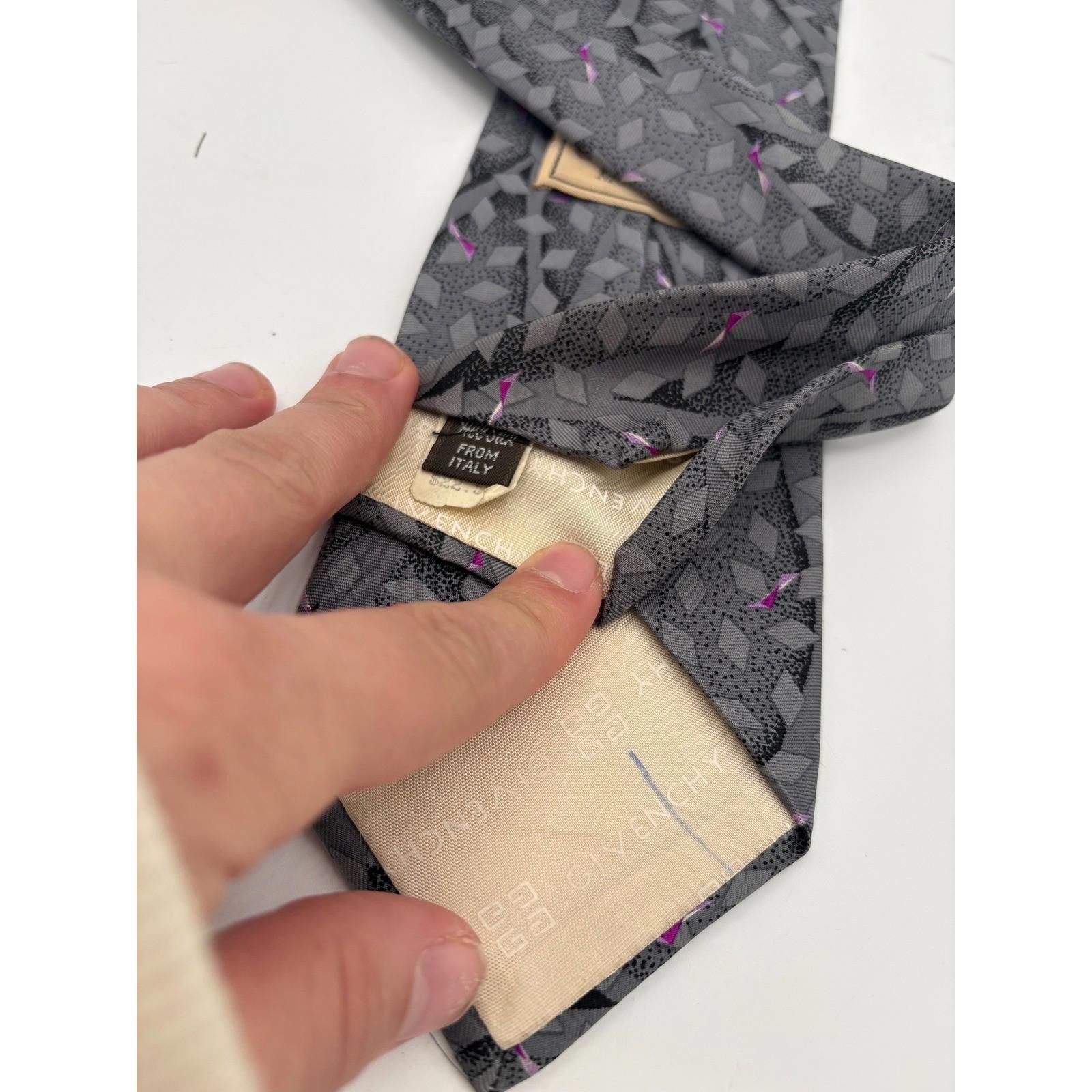 Other Givenchy Monsieur Silk Blend Neck Tie Geometric Pattern Size ONE SIZE - 5 Thumbnail