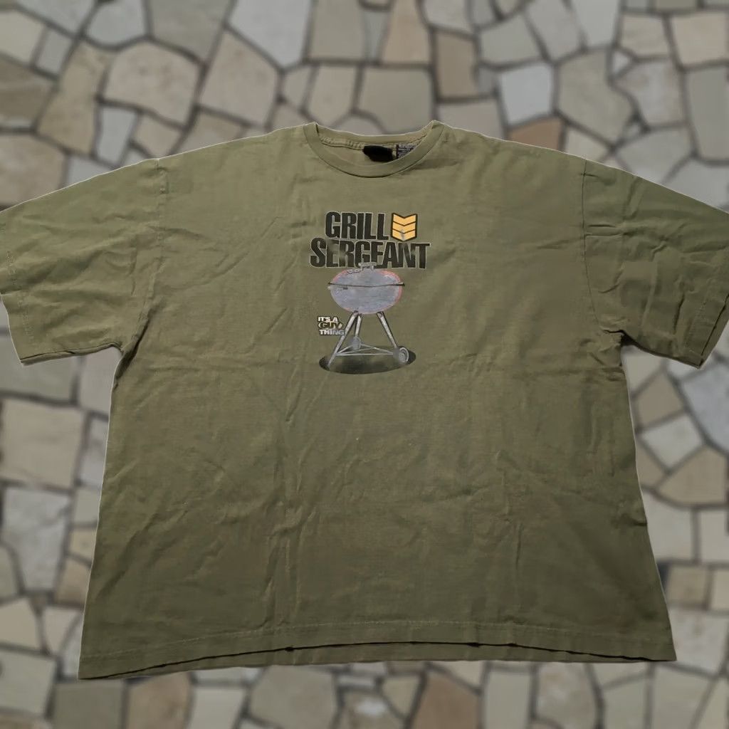 X-LARGE GRILL SERGENT T-Shirt XL X-Large Green Retro Father's Day a guy thing Size US XL / EU 56 / 4 - 1 Thumbnail