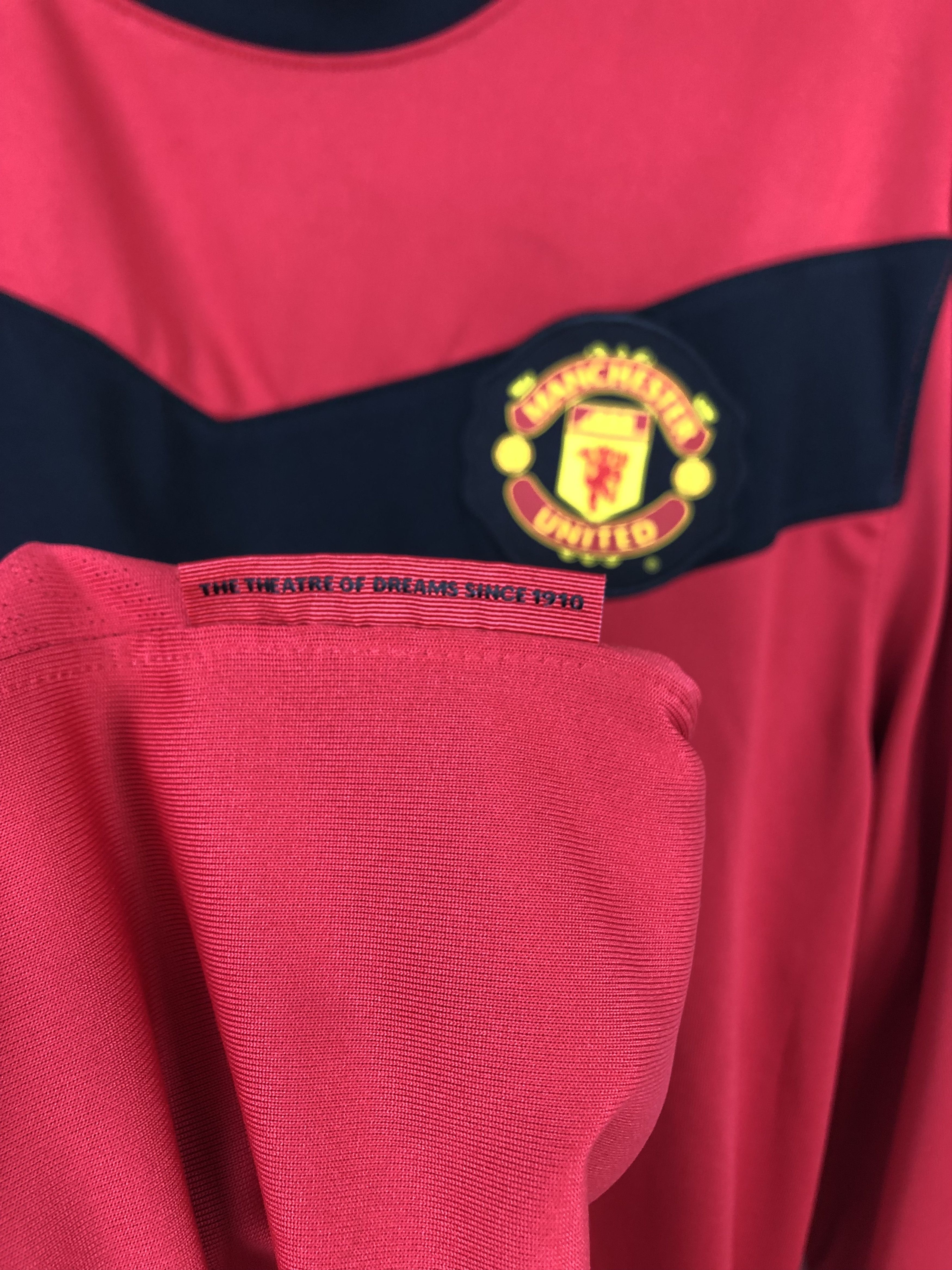 Nike Manchester United 2009 Shirt Nike #7 Owen Long Sleeve Size US L / EU 52-54 / 3 - 11 Thumbnail