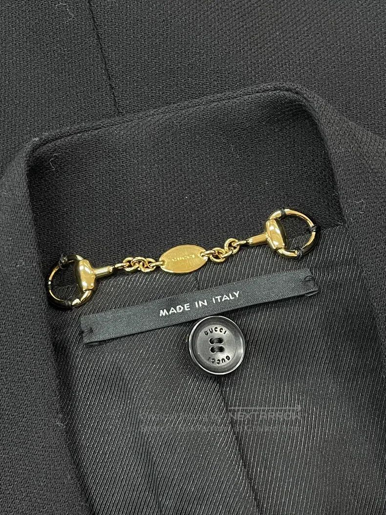 Gucci Gucci Black suit jacket Size S / US 4 / IT 40 - 3 Thumbnail