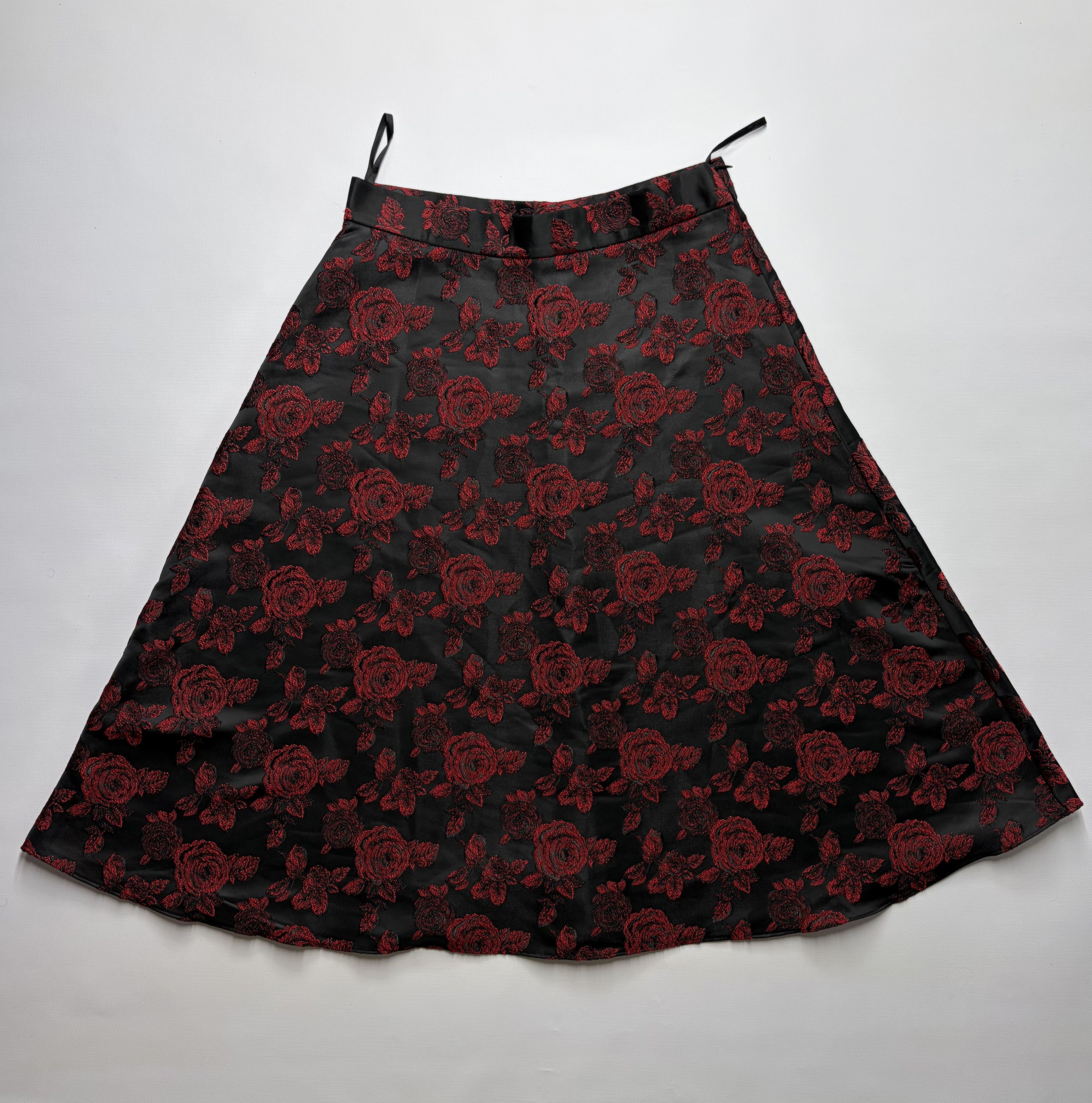 Vintage Women's Printed Flared Skirt Size 36" / US 14 / IT 50 - 1 Thumbnail