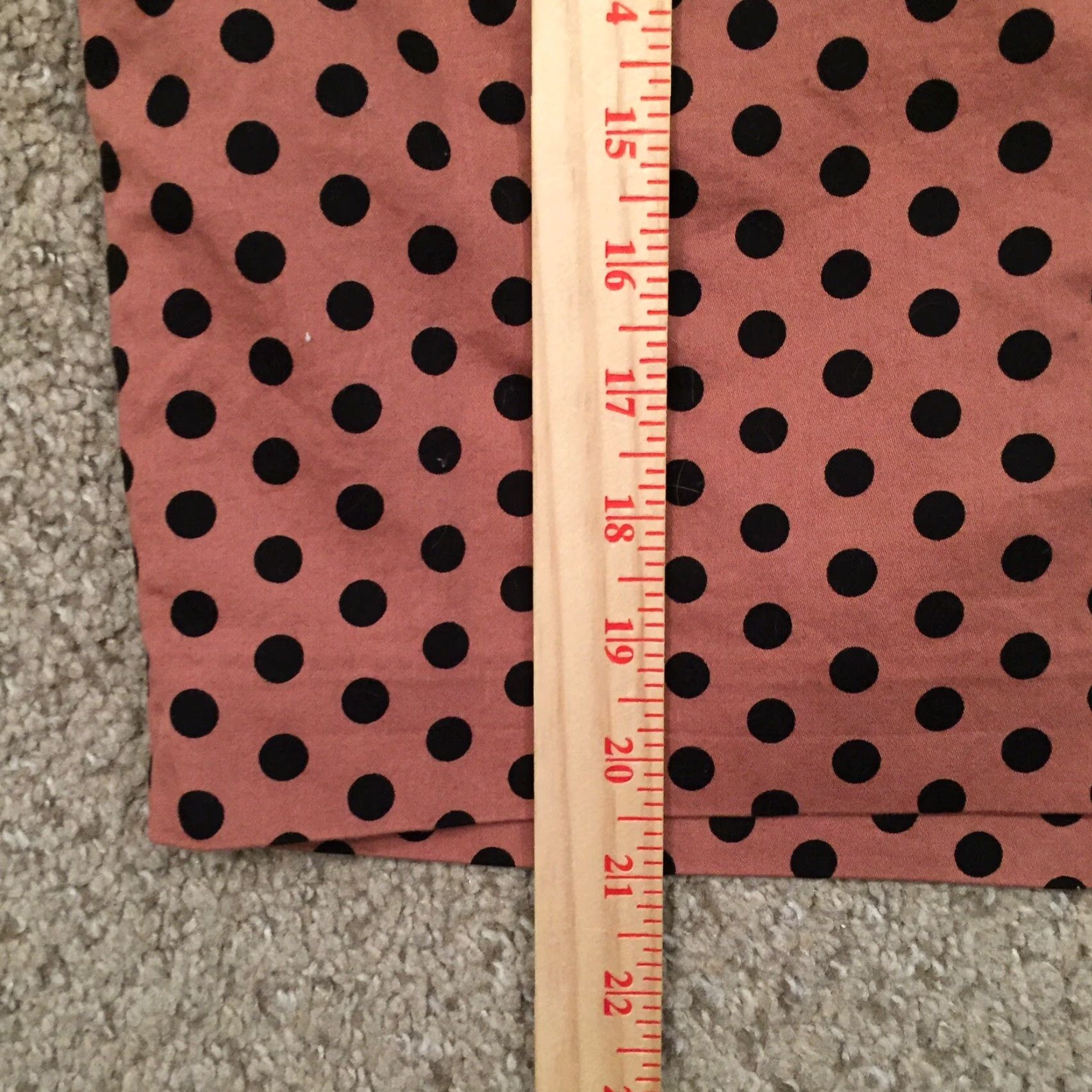 Loft LOFT Skirt Knee Length Pencil Lined Beige Polka Dot Size 6 Women's Regular Cotton Zip Size 28" / US 6 / IT 42 - 5 Thumbnail