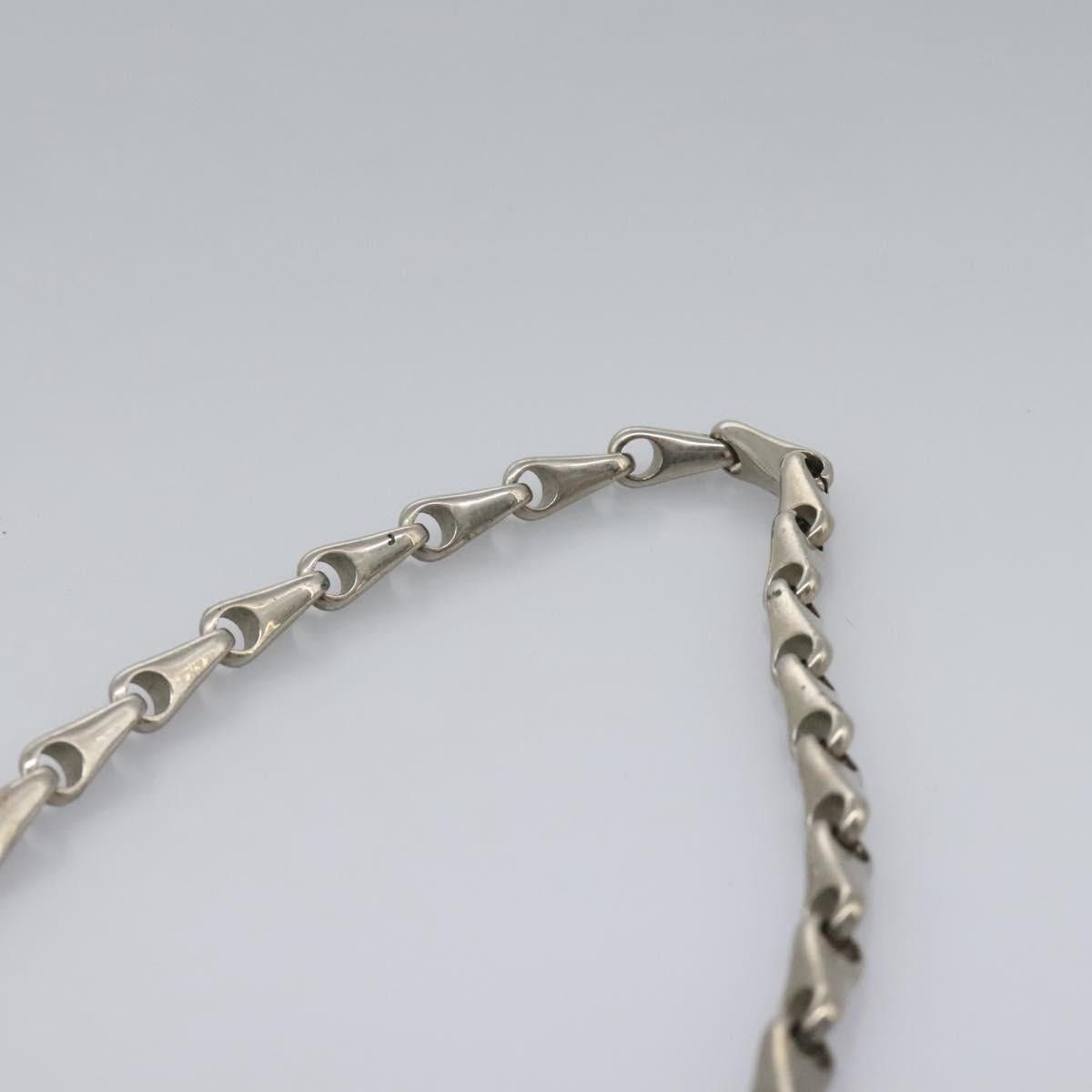 Celine CELINE Chain Shoulder Bag Enamel Black Silver Size ONE SIZE - 8 Thumbnail