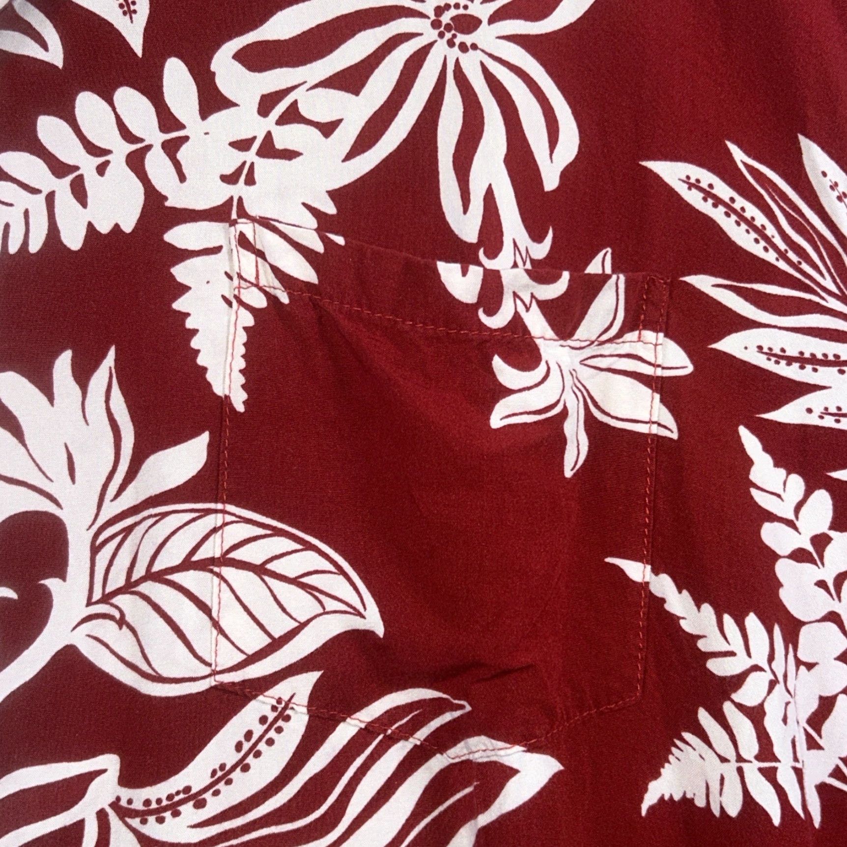 Vintage VINTAGE Bishop St. Hawaiian Shirt Mens 3XL Red Button-Up Short Sleeve Floral Shirt Size US XXL / EU 58 / 5 - 7 Thumbnail