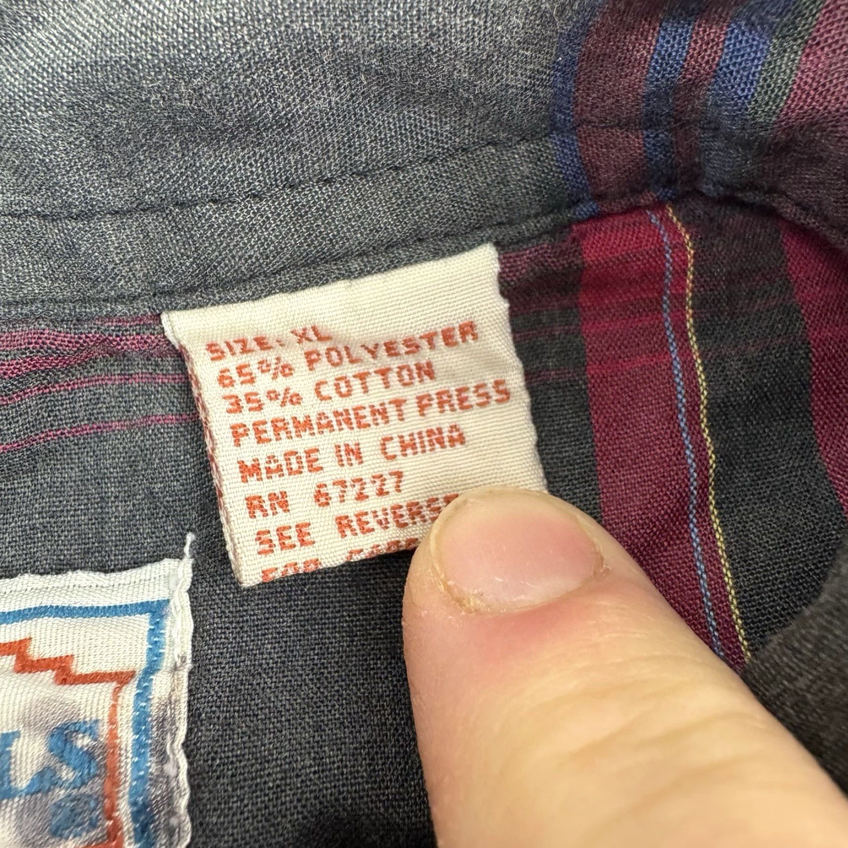 Rails VINTAGE Open Trails Shirt Western XL Red Plaid 90s Cowboy Mens XL Red Plaid Open Trails Shirt Limited Run Mens Size US XL / EU 56 / 4 - 4 Thumbnail