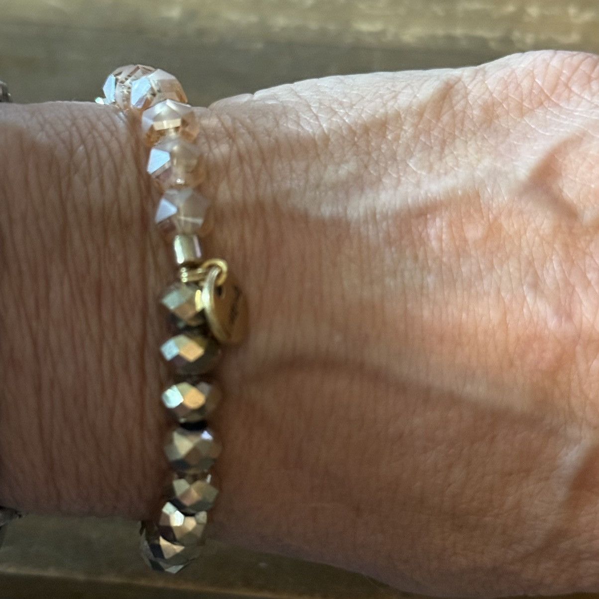Other Erimish champagne and gold bead stretch bracelet Size ONE SIZE - 4 Thumbnail