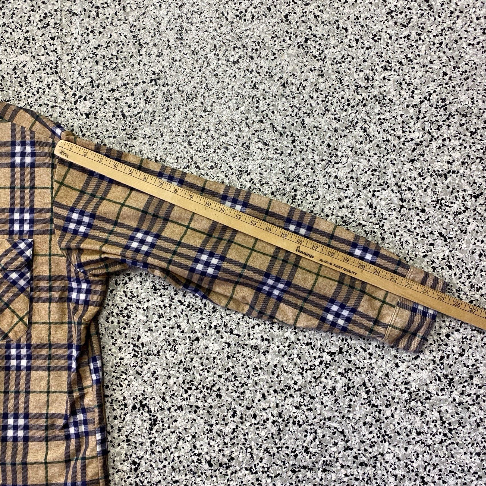 Sears VINTAGE Sears Fieldmaster Poly-Cotton Plaid Flannel Workwear Shirt XL Red Long Sleeve Mens Size US XL / EU 56 / 4 - 4 Thumbnail