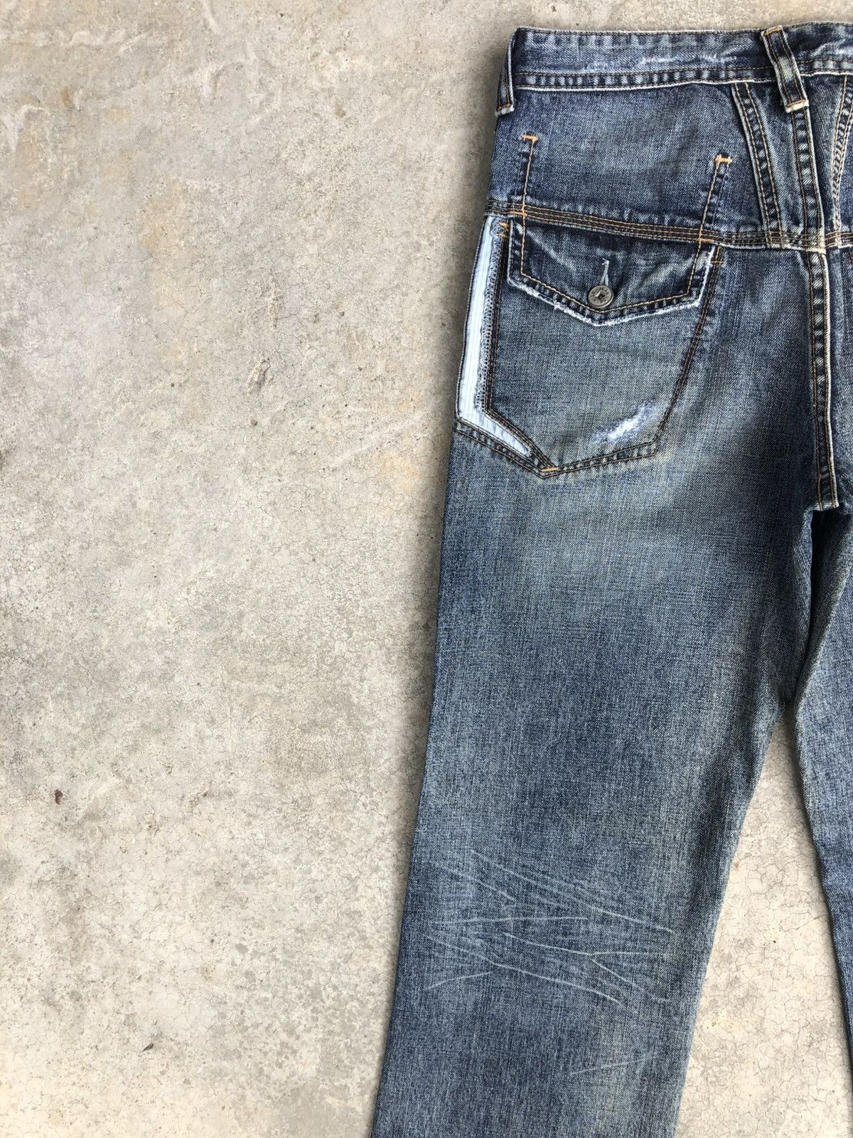 Marithe + Francois Girbaud Marithe Francois Girbaud Distressed Jeans Size US 30 / EU 46 - 9 Thumbnail