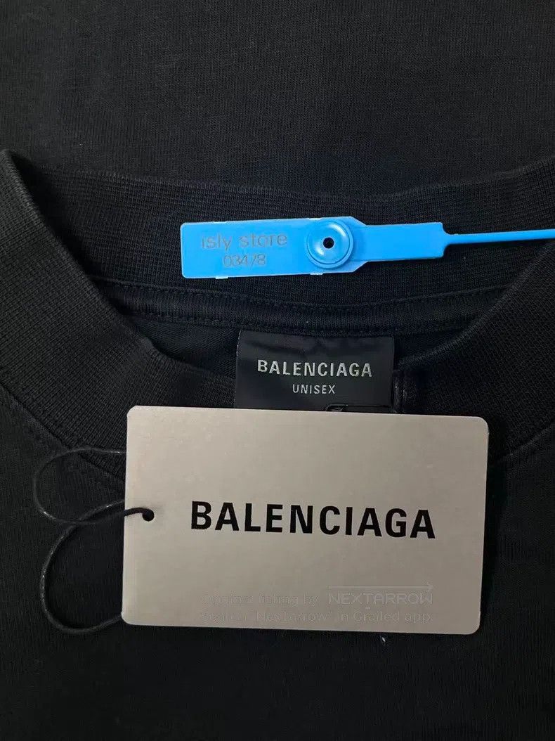 Balenciaga Balenciaga Logo Alphabet Printed Round Neck Short Sleeve Size US S / EU 44-46 / 1 - 5 Thumbnail
