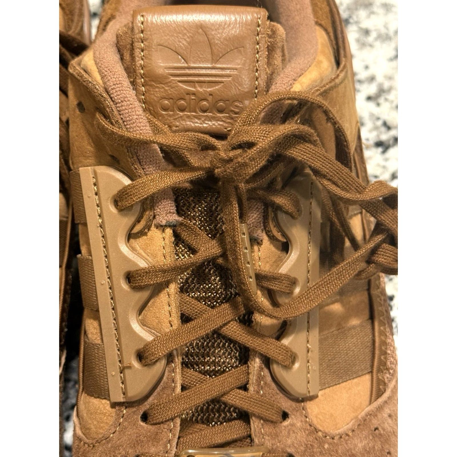 Adidas Adidas Originals ZX 10000 Sneaker GX7576 Mens Size 14 Brown Suede 2021 Athletic Low Top Shoes Size US 14 / EU 47 - 5 Thumbnail