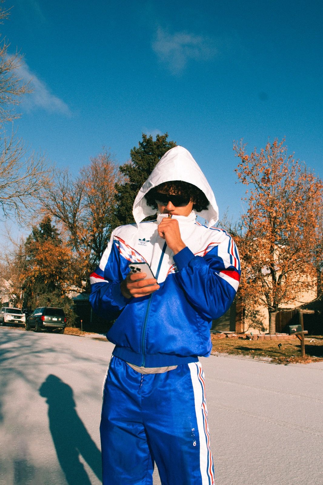 Adidas Vinatge 80s Adidas France World Cup tracksuit made in Japan Size 38L - 3 Thumbnail