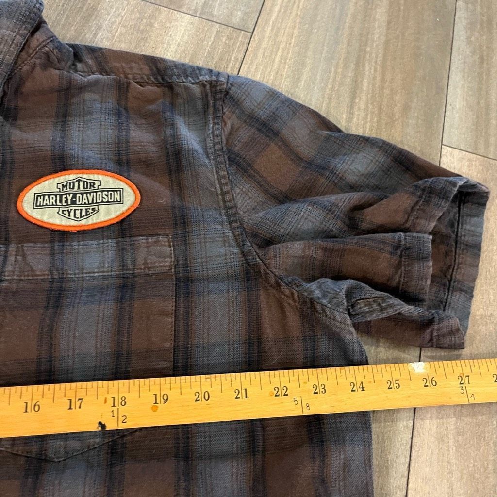 Harley Davidson Harley Davidson Brown Casual Buttonup Men XL Size US XL / EU 56 / 4 - 5 Thumbnail