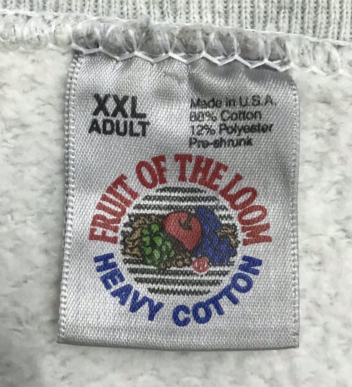 Fruit Of The Loom × Vintage Vintage Fruit Of The Loom Made In Usa Sweatshirt Size US XXL / EU 58 / 5 - 6 Thumbnail