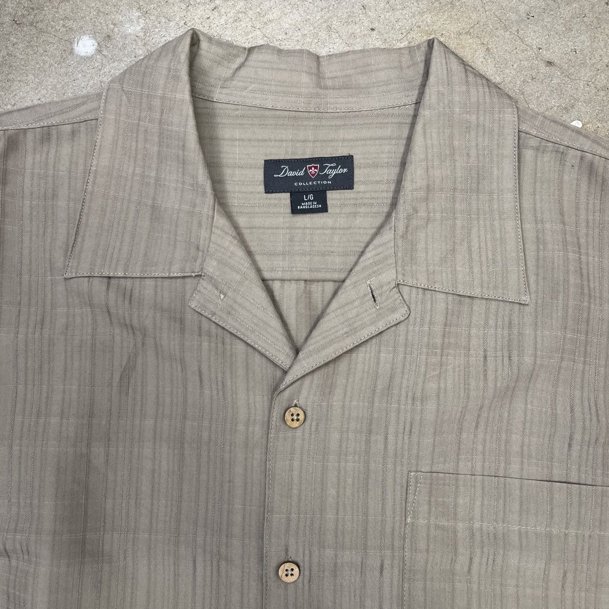 David Taylor × Vintage Vintage Camp Collar Short Sleeve Button Shirt David Taylor Size US L / EU 52-54 / 3 - 2 Thumbnail