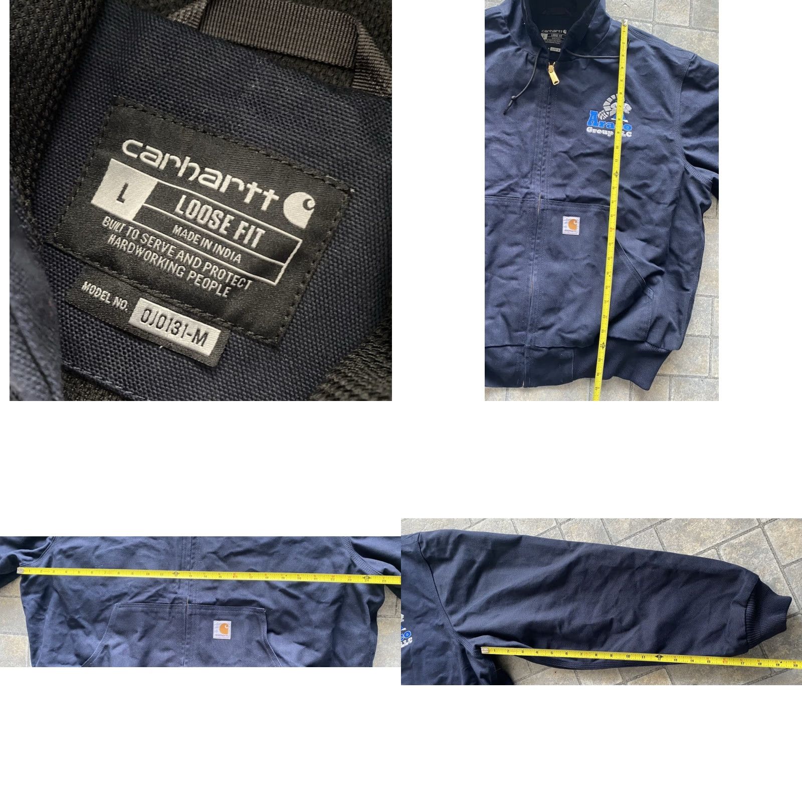 Carhartt Carhartt Jacket Coat Blue Men’s L 104868 Embroidery Coat Jacket Embroidery Mens Blue Carhartt 104868 0J0131-M Size US L / EU 52-54 / 3 - 8 Thumbnail