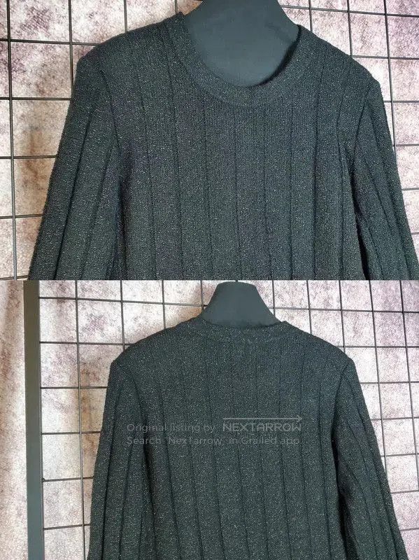 Givenchy Givenchy Black Wool Blend Long Sleeve Knit Top . Size M / US 6-8 / IT 42-44 - 4 Thumbnail