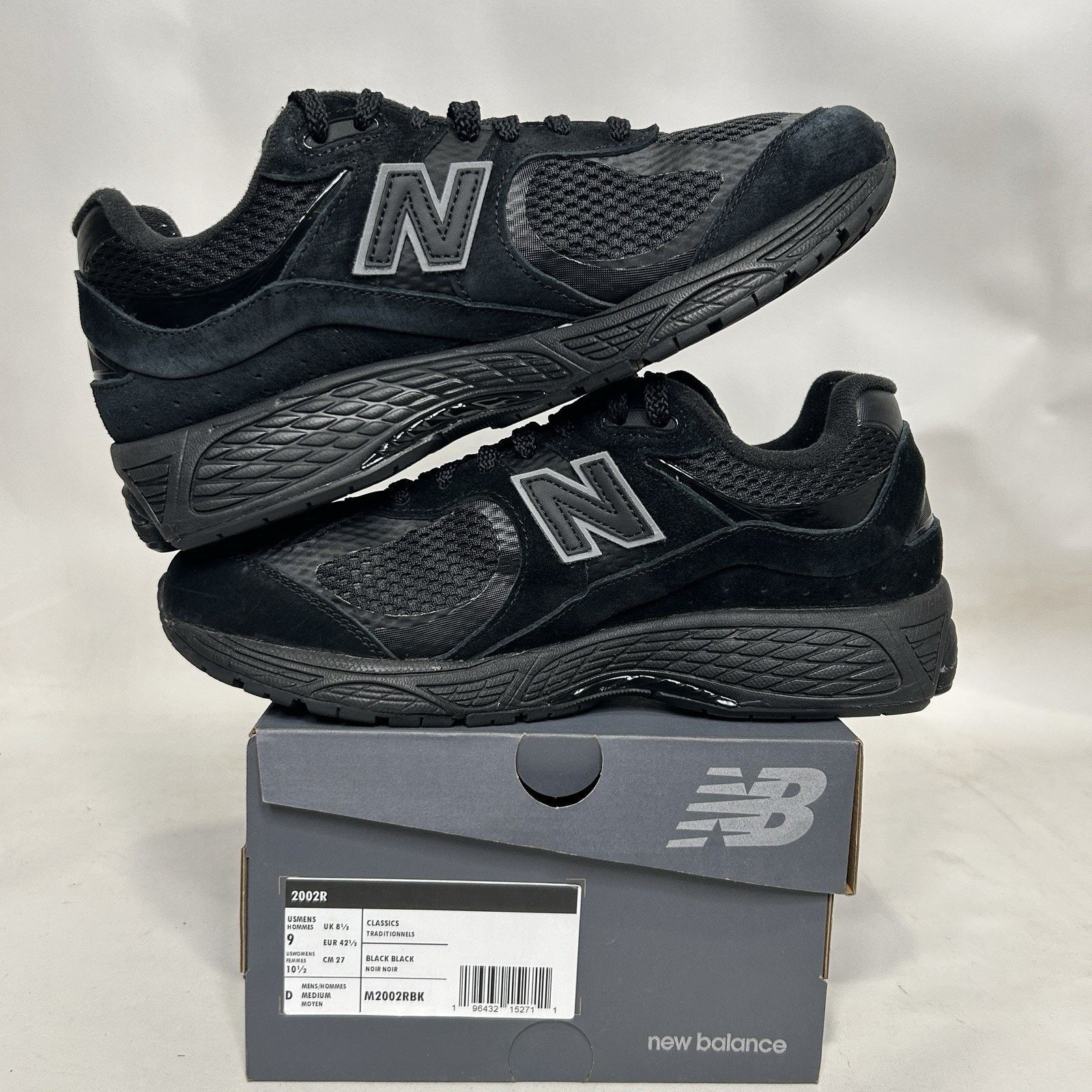 New Balance New Balance 2002R “Mesh Black Metallic” M2002WB Size US 10 / EU 43 - 3 Thumbnail