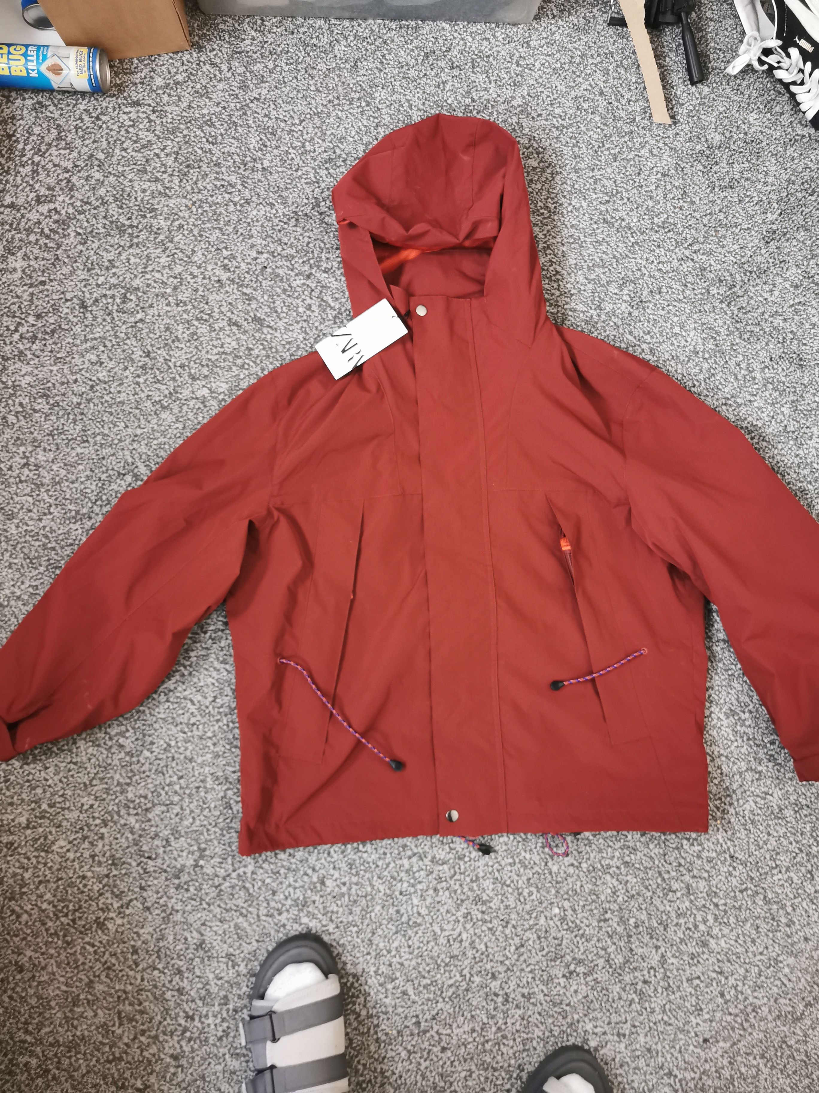 Zara Zara burgundy #gorpcore jacket dri fit brand new Size US S / EU 44-46 / 1 - 2 Thumbnail