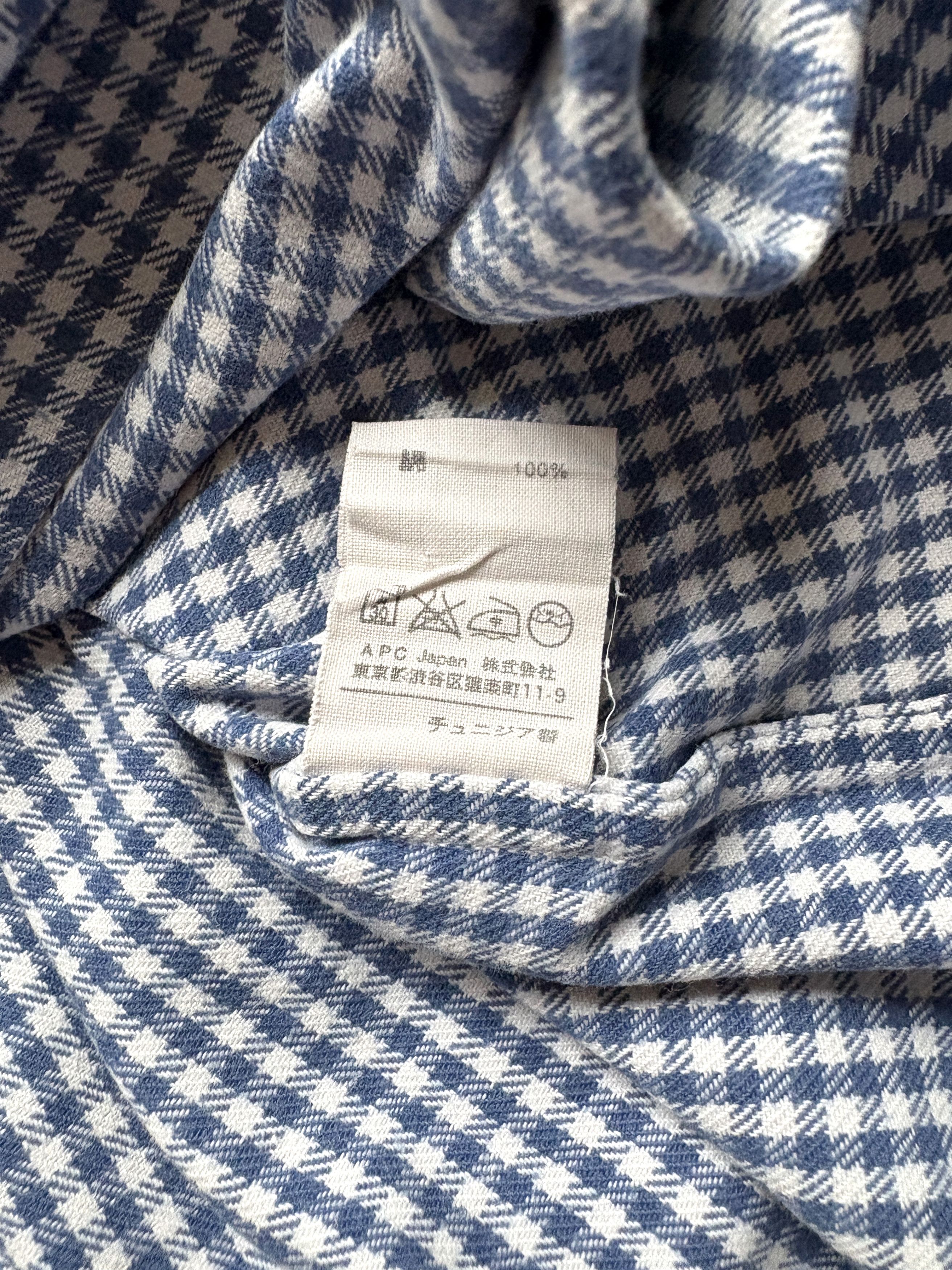 A.P.C. ⚡️QUICK SALE⚡️A.P.C. Checked Flannel Button Up Shirt Size US M / EU 48-50 / 2 - 5 Thumbnail