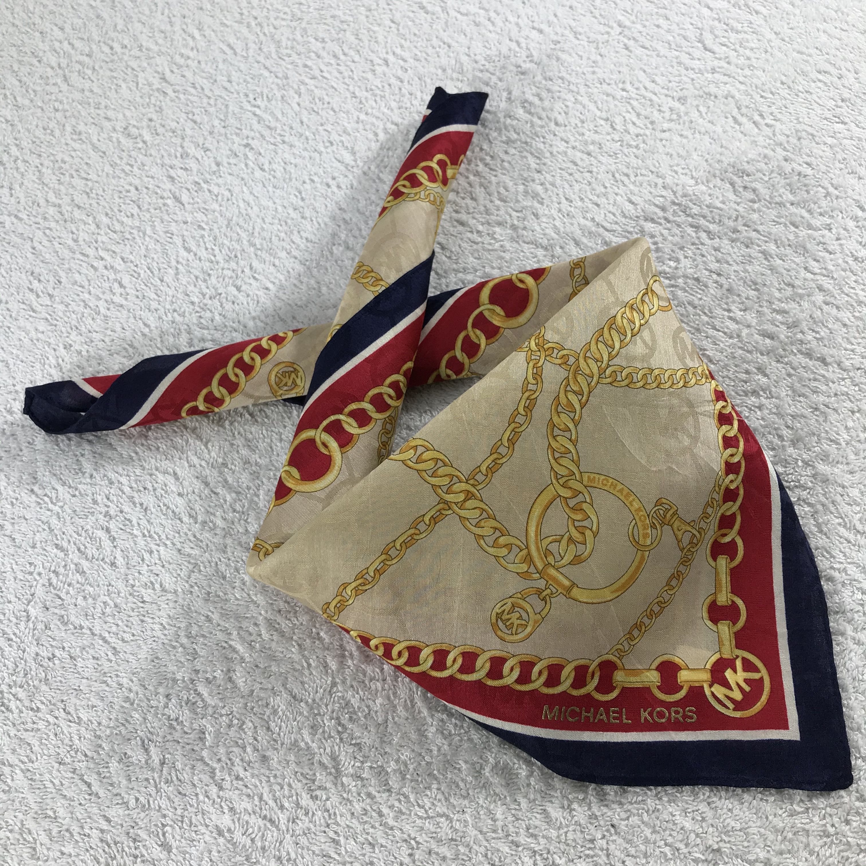 Michael Kors × Vintage Michael Kors Handkerchief / Neckerchief / Bandana Size ONE SIZE - 2 Thumbnail