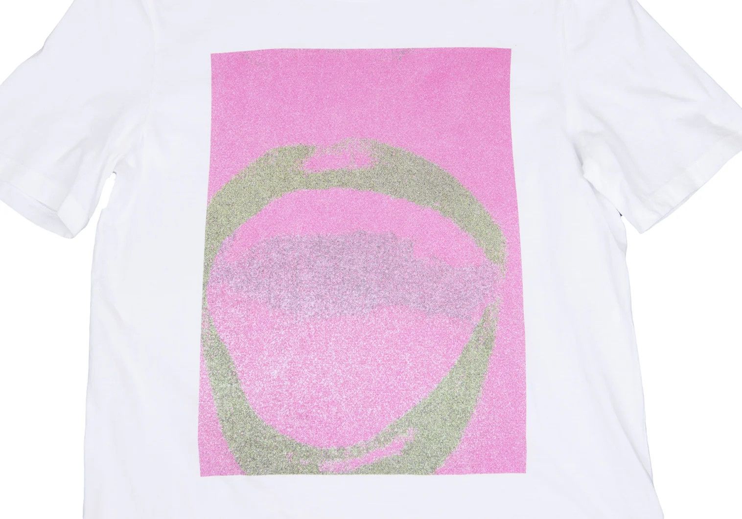 Maison Margiela Cotton Mouse Print T-Shirt in White and Pink Size US S / EU 44-46 / 1 - 6 Thumbnail