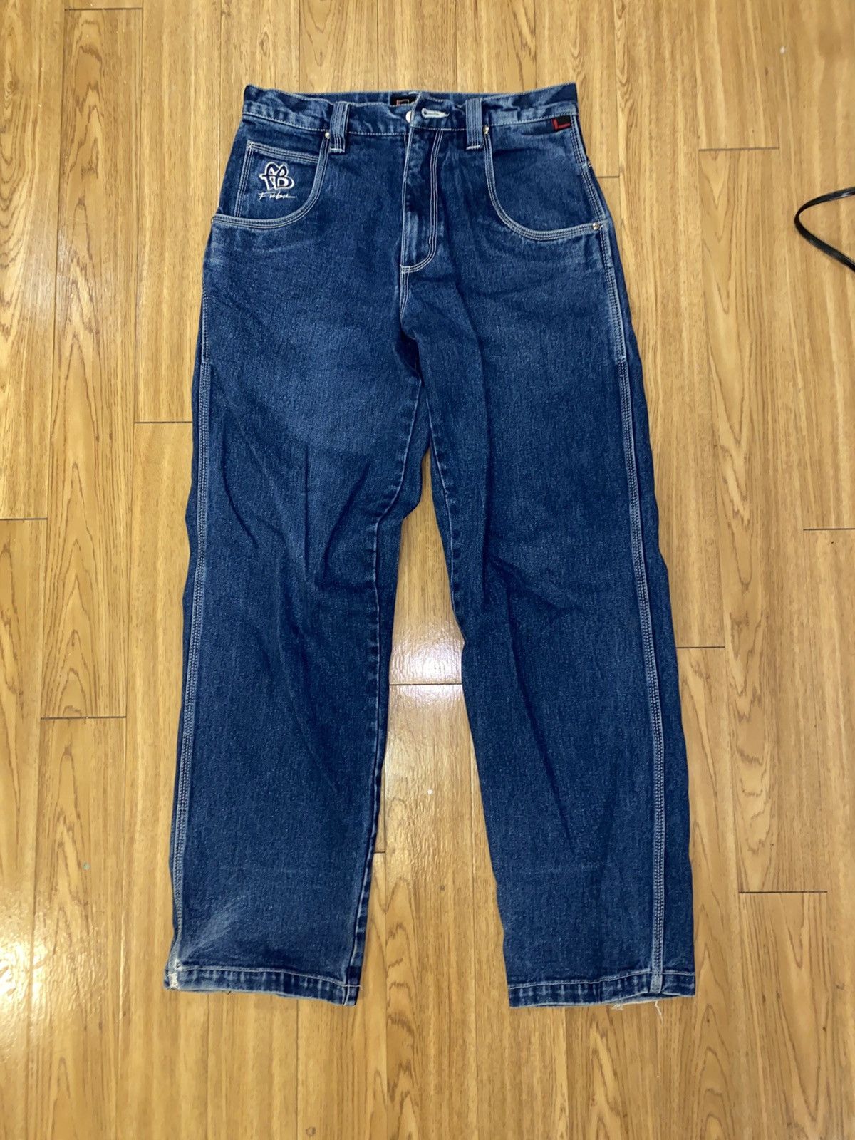 Fubu × Vintage 90s Fubu Jeans Size US 32 / EU 48 - 3 Thumbnail