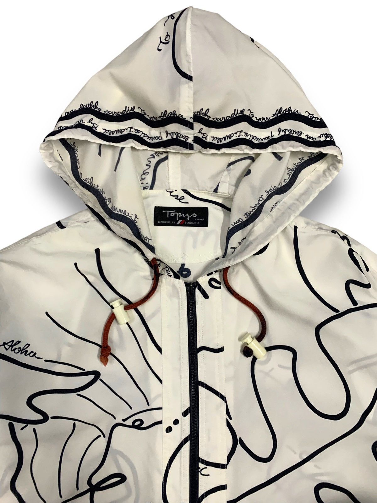 Other Topys France by Natalie S. Full Graphic Art Hooded Jacket Size 3XL / US 20-22 - 5 Thumbnail