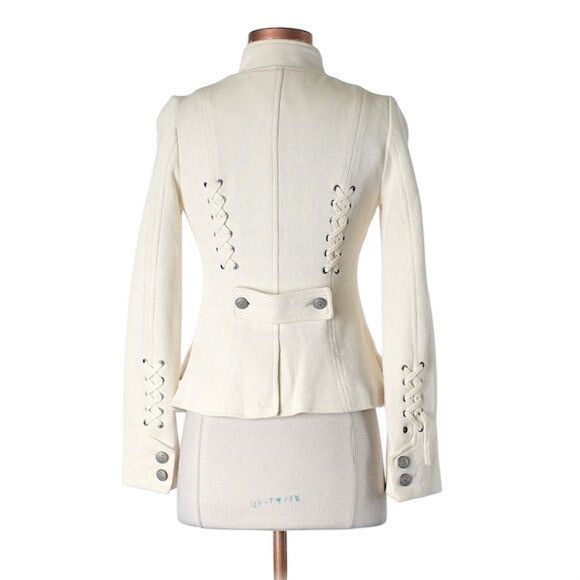 Free People VTG Free People Military Corset Lace Up Jacket | Indie Sleaz Size XS / US 0-2 / IT 36-38 - 4 Thumbnail
