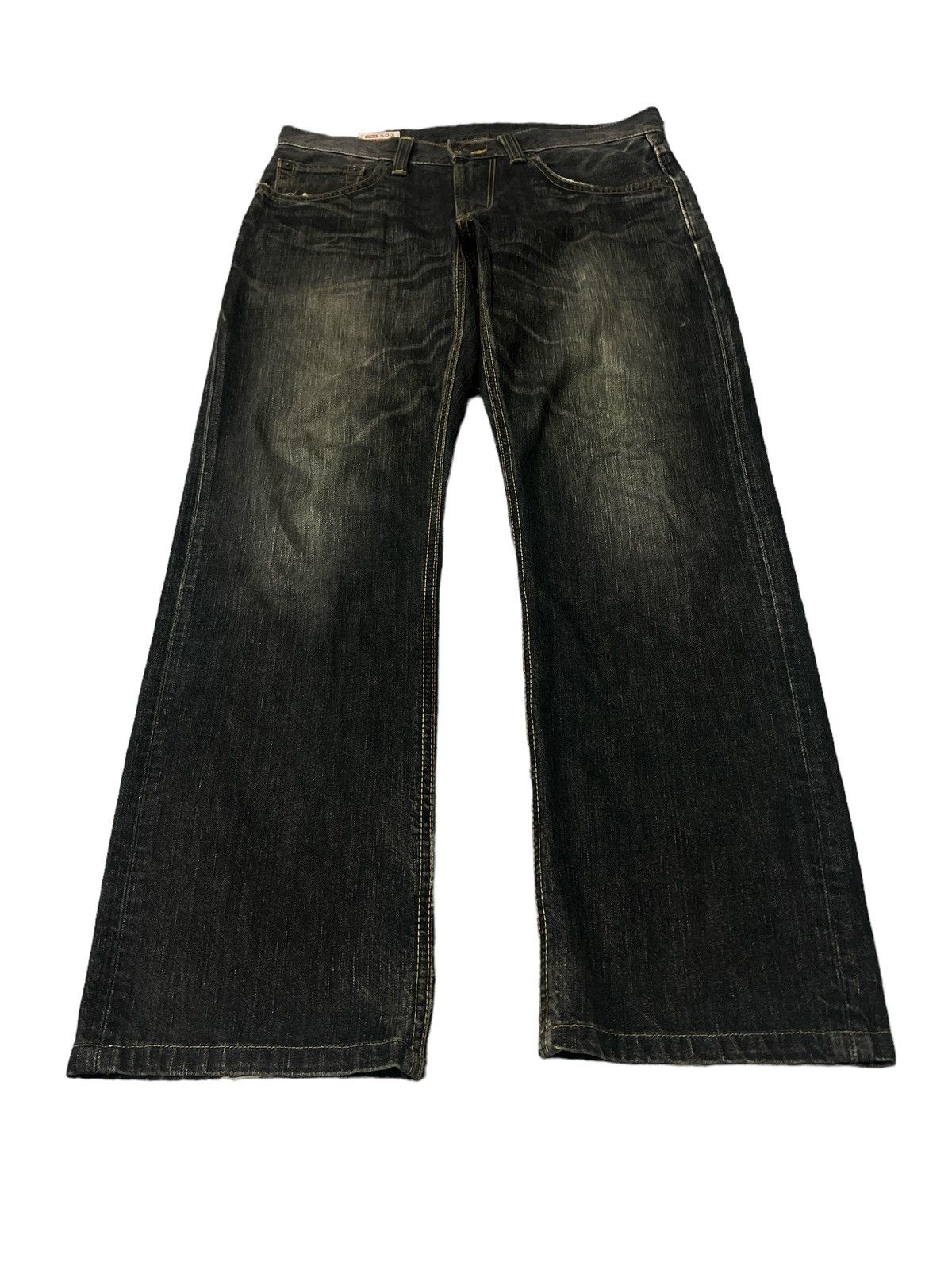 Japanese Brand × Vintage EXWIN 503 MADE IN JAPAN DISTRESSED DENIM PANT Size US 33 - 4 Thumbnail