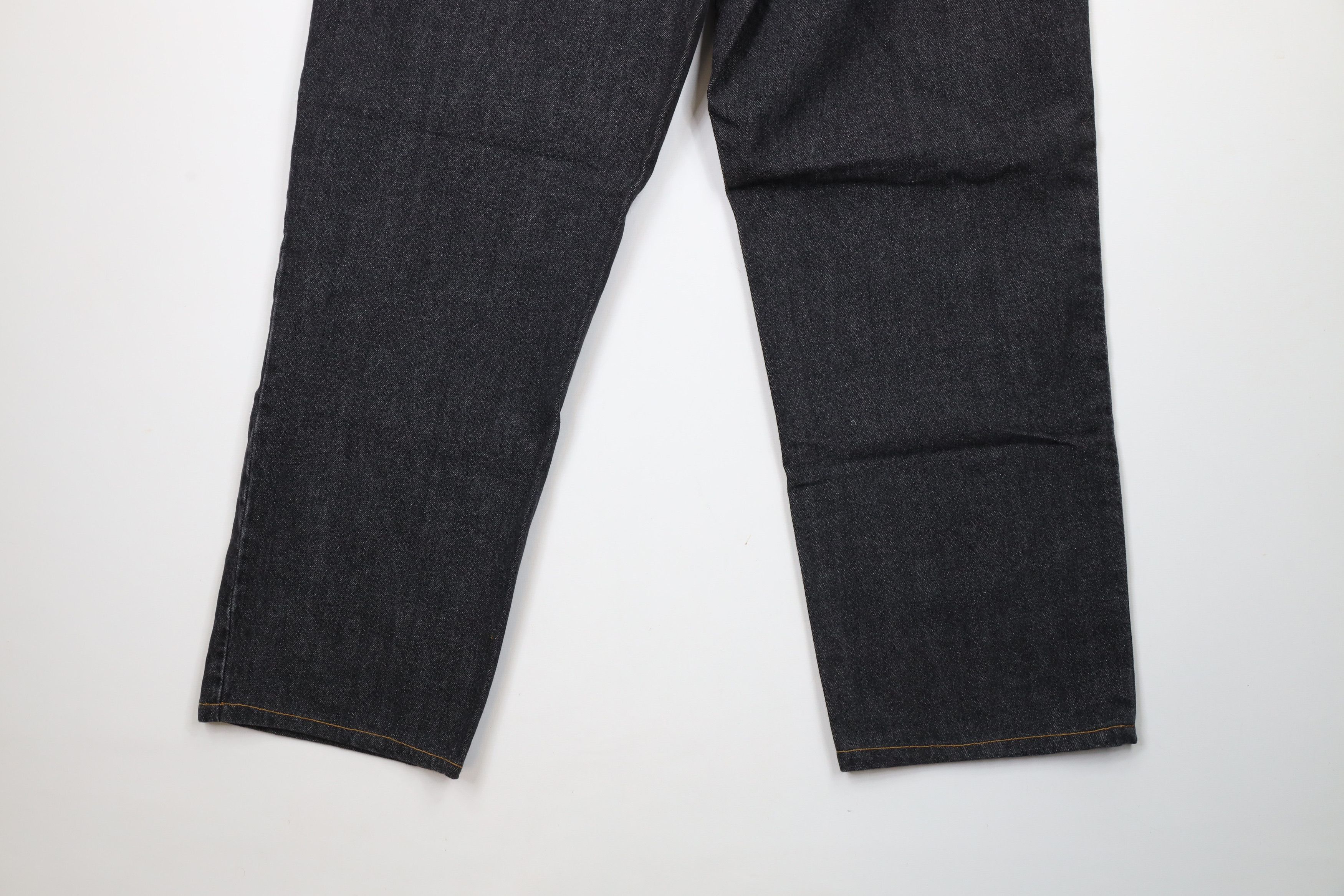 Eddie Bauer × Vintage Vintage 90s Eddie Bauer Loose Fit Wide Leg Denim Jeans Black Size US 38 / EU 54 - 10 Thumbnail