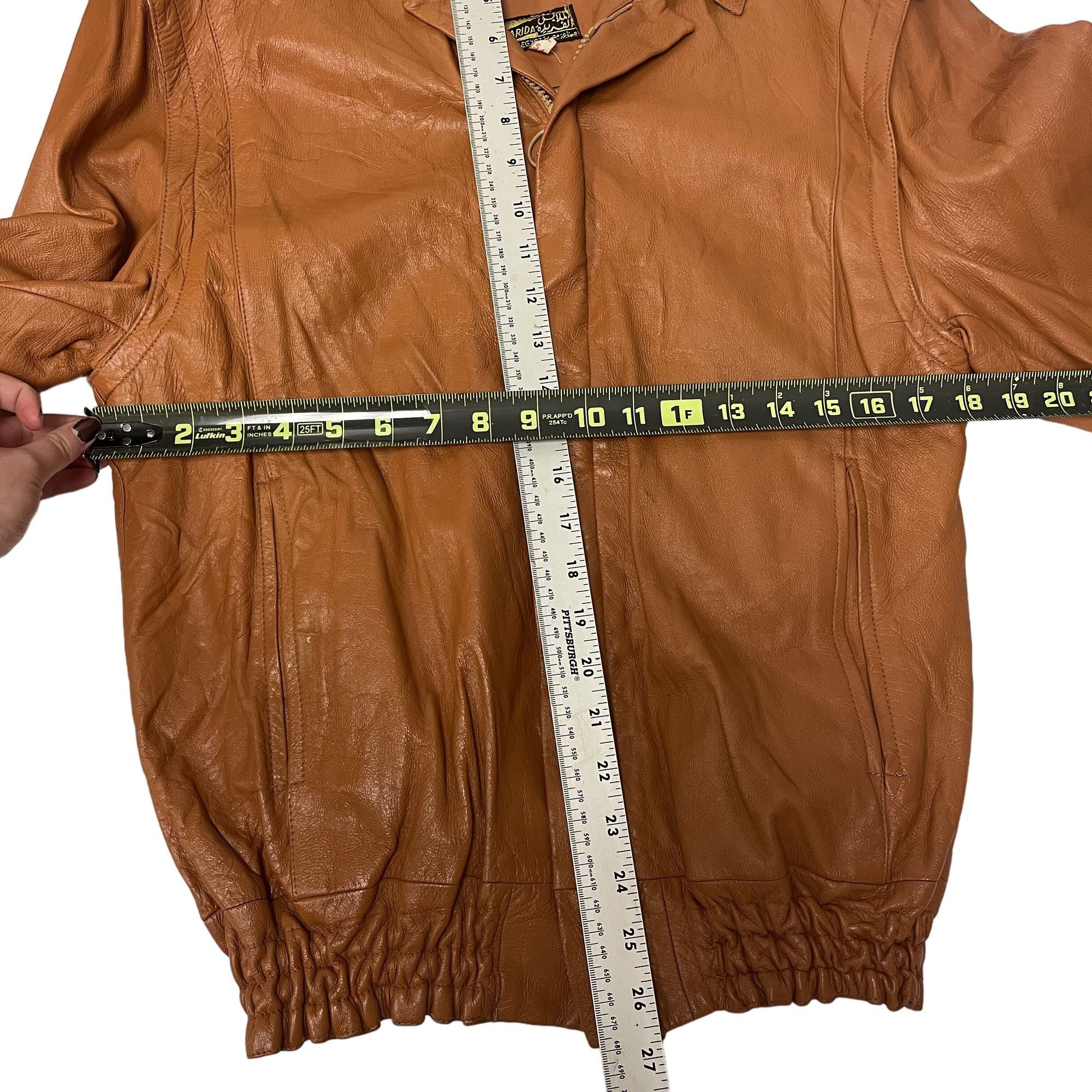 Other Vtg COGNAC Leather CAFE RACER Jacket MoTo Biker Jacket Size US S / EU 44-46 / 1 - 8 Thumbnail