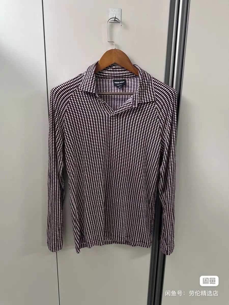 Giorgio Armani Giorgio Armani polo long sleeve top dior prada balenciaga Size US M / EU 48-50 / 2 - 1 Thumbnail